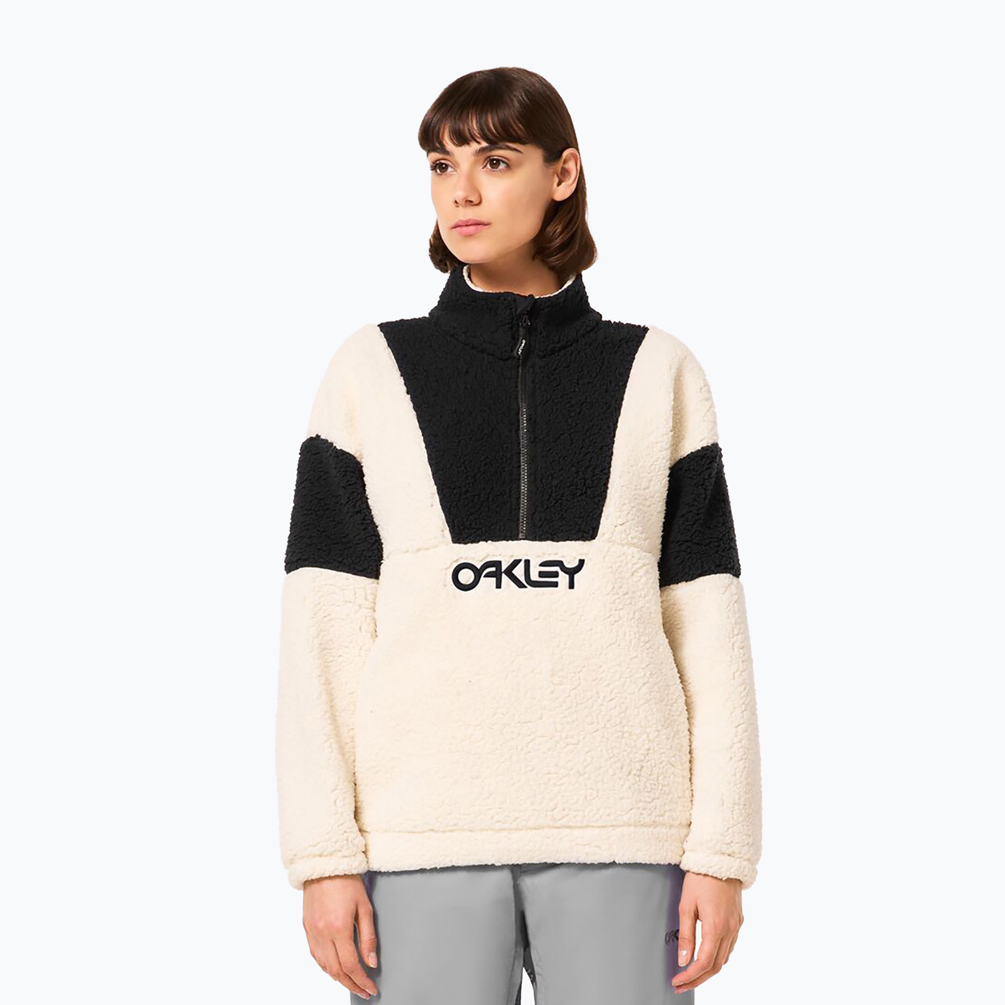 Dámska snowboardová mikina Tnp Ember Half Zip Rc Fleece arctic white (Tnp Ember Half Zip Rc Fleece FOA500467)