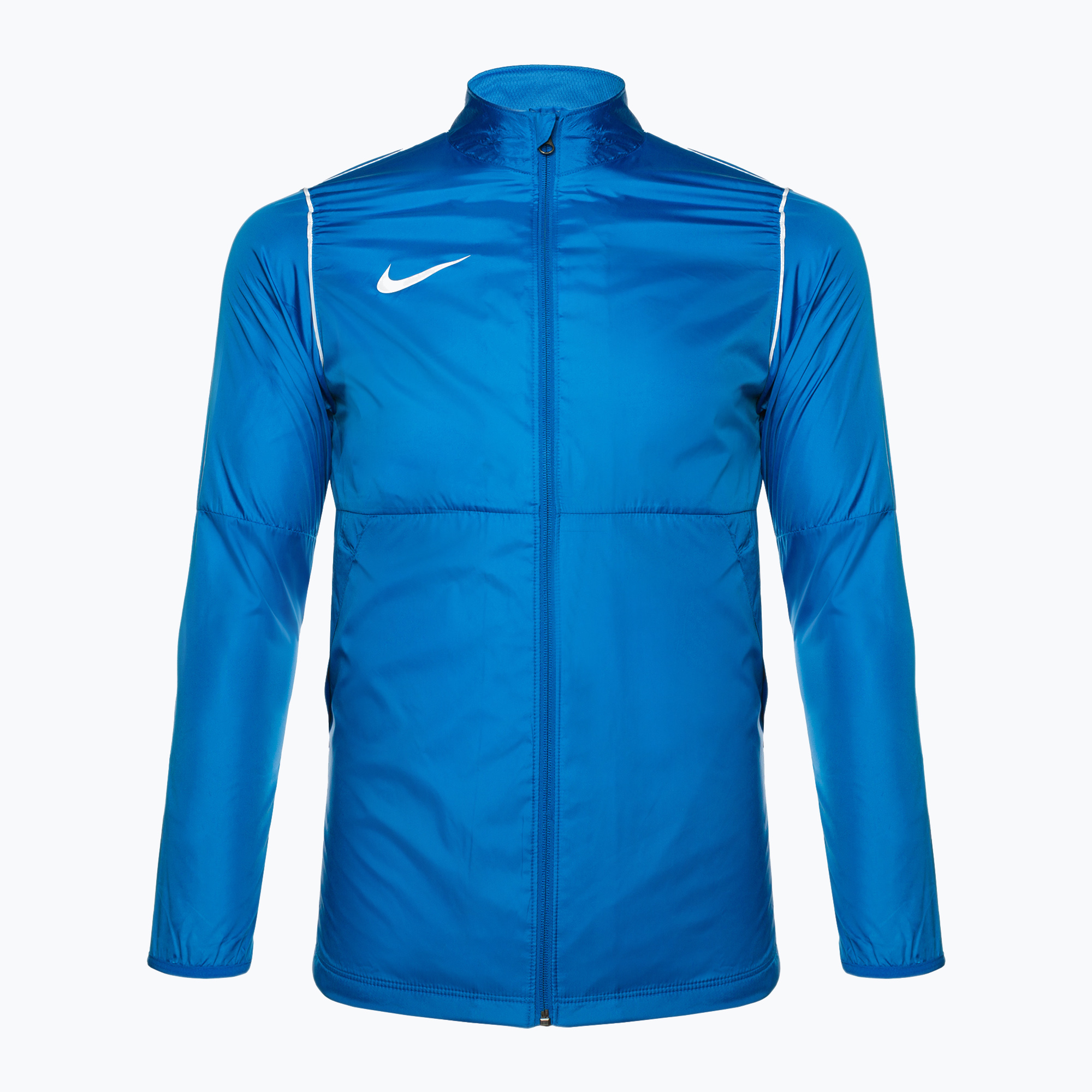 Pánska futbalová bunda Nike Park 20 Rain Jacket royal blue/white/white