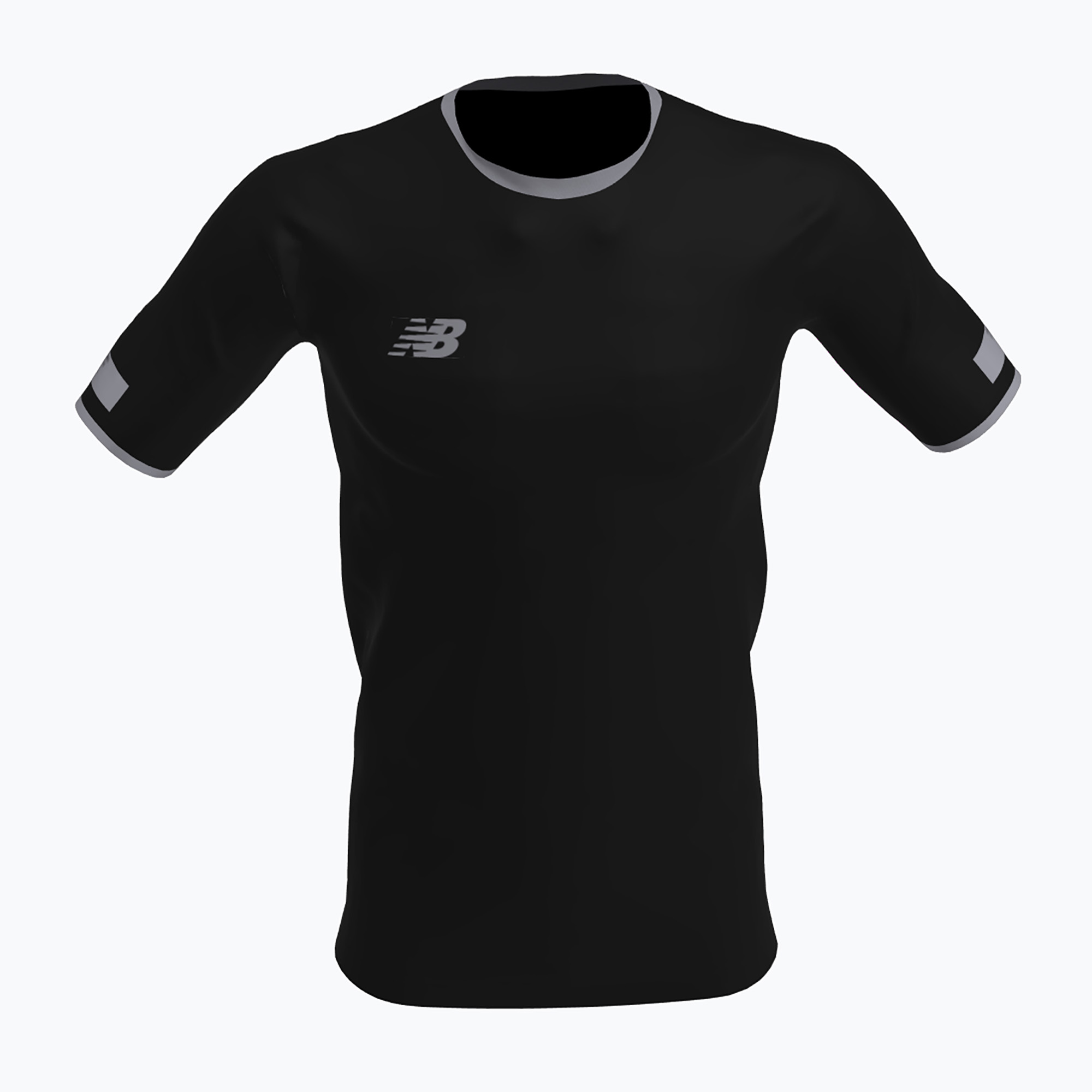 Detské futbalové tričko New Balance Turf čierne NBEJT9018