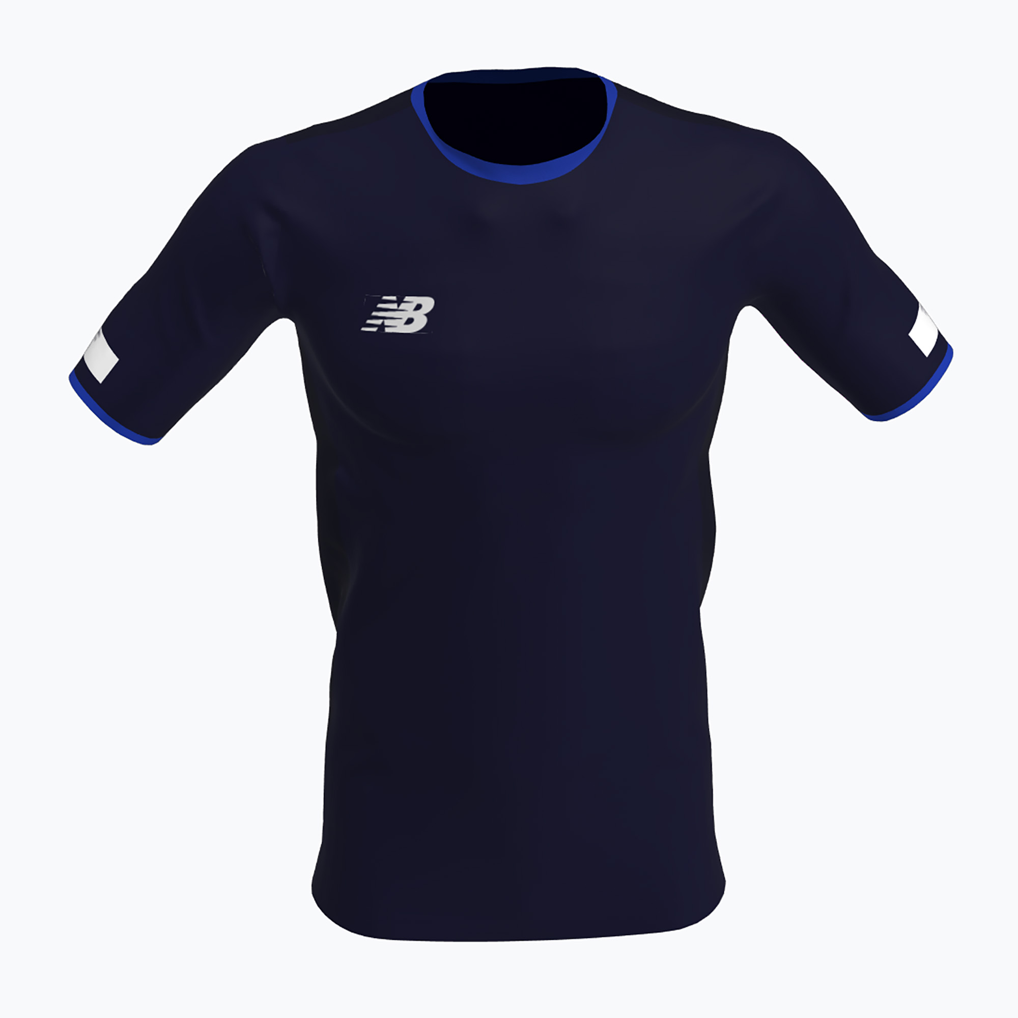 Detské futbalové tričko New Balance Turf tmavomodré NBEJT9018