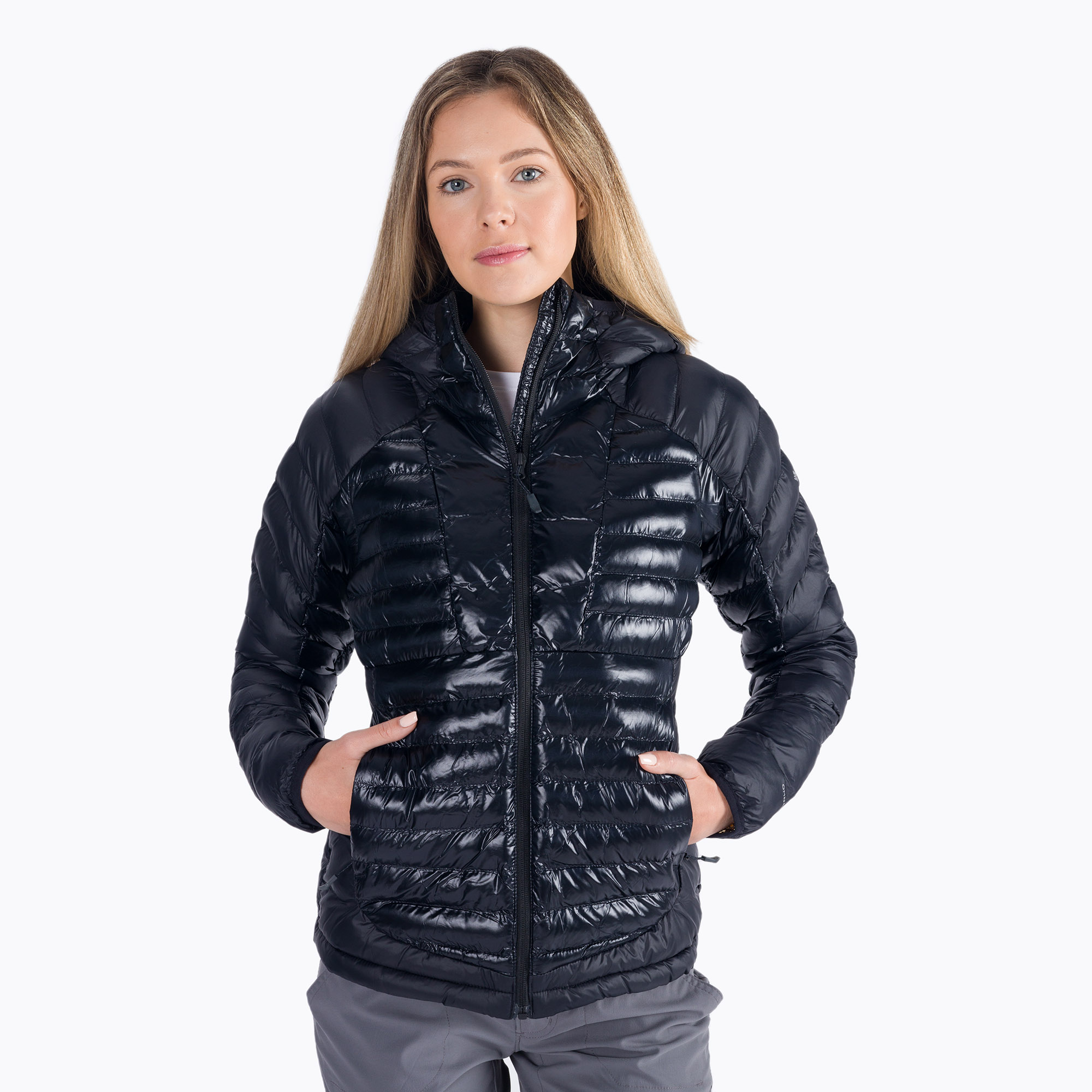 Columbia dámska páperová bunda Labyrinth Loop s kapucňou čierna 1955323 (Labyrinth Loop Hooded 1955323)