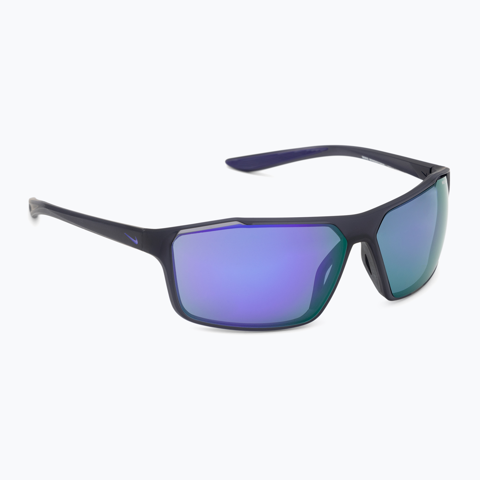 Pánske slnečné okuliare Nike Windstorm matný griidiron/fialové zrkadlo (Windstorm CW4672)