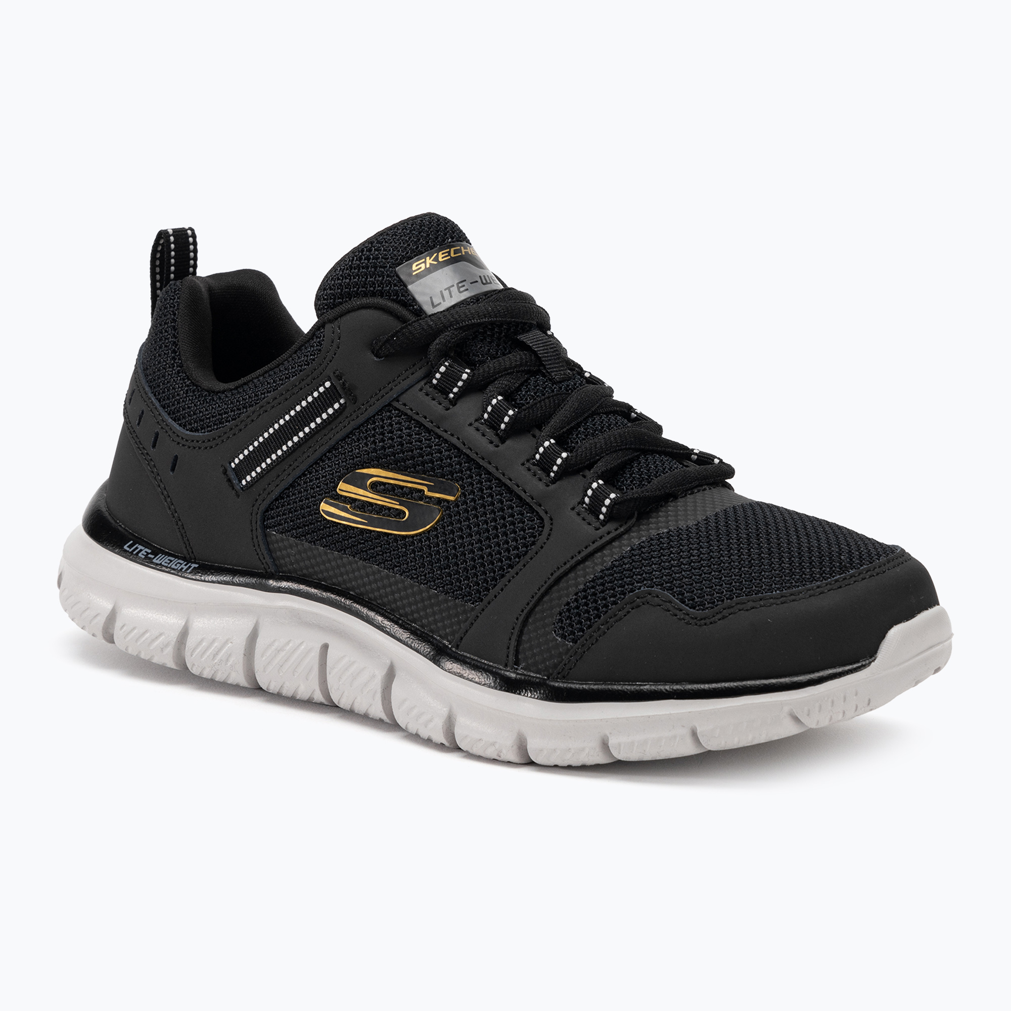 Pánska obuv SKECHERS Track Knockhill black/gold (Track Knockhill 232001)