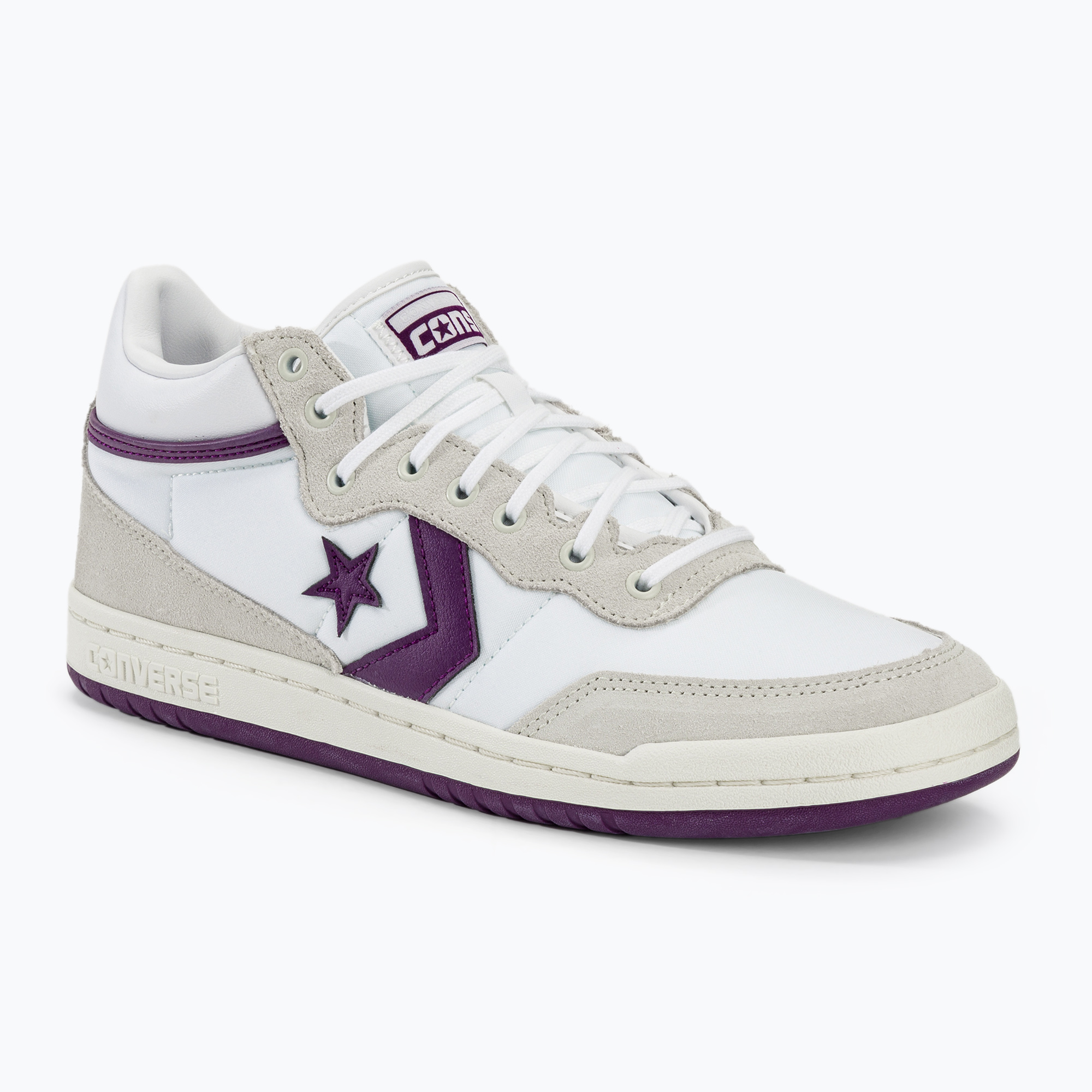Converse Cons Fastbreak Pro Suede Nylon white/vaporous gray/purple obuv (Cons Fastbreak Pro Suede Nylon A08854C)