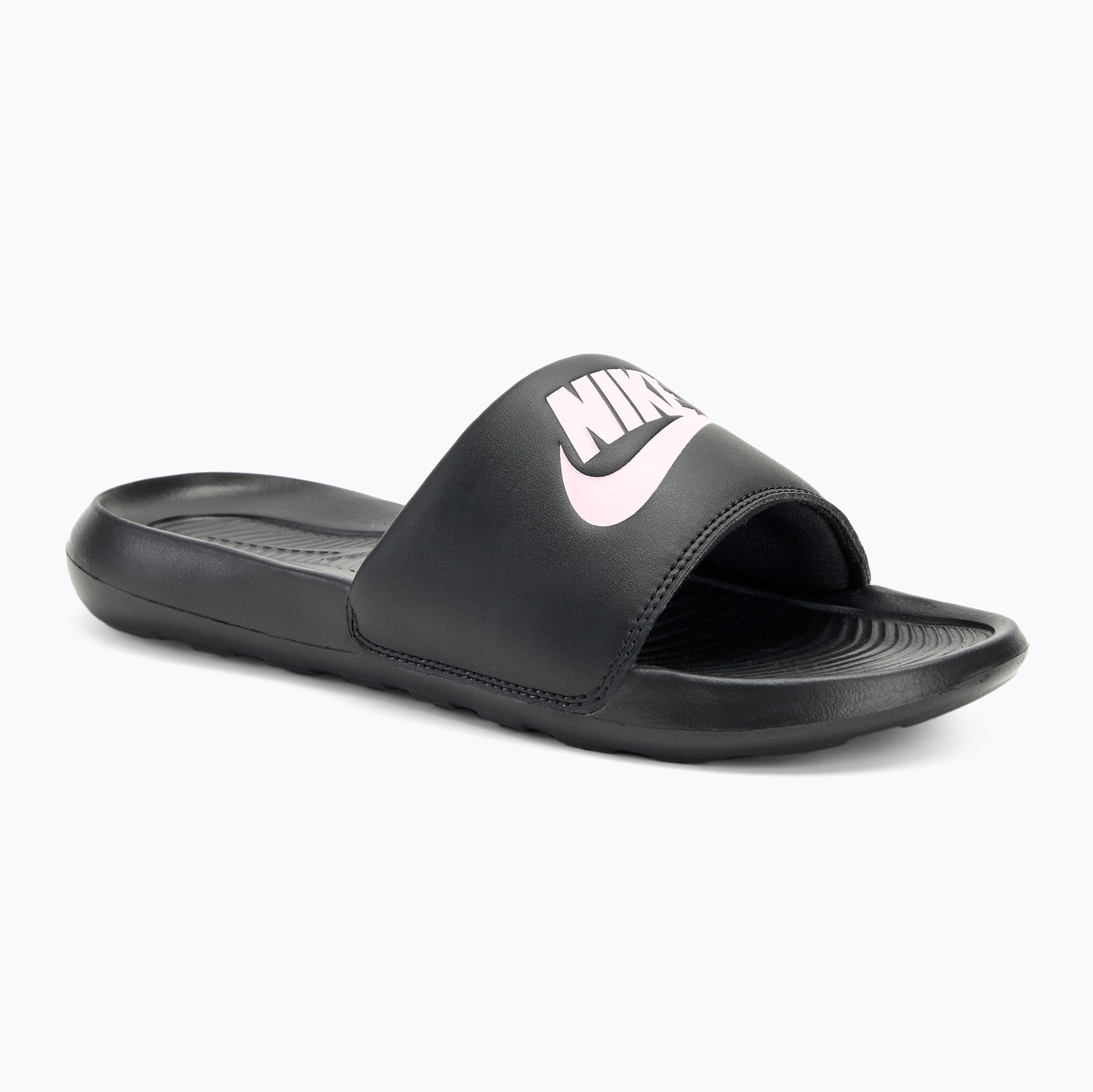 Dámske šľapky Nike Victori One Slide black/black/violet (Victori One Slide CN9677-002)