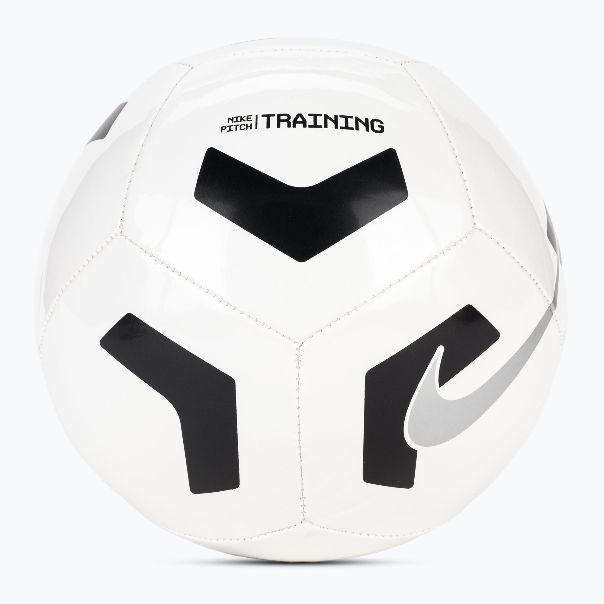 Nike Pitch Training futbalová lopta biela/čierna/strieborná veľkosť 4