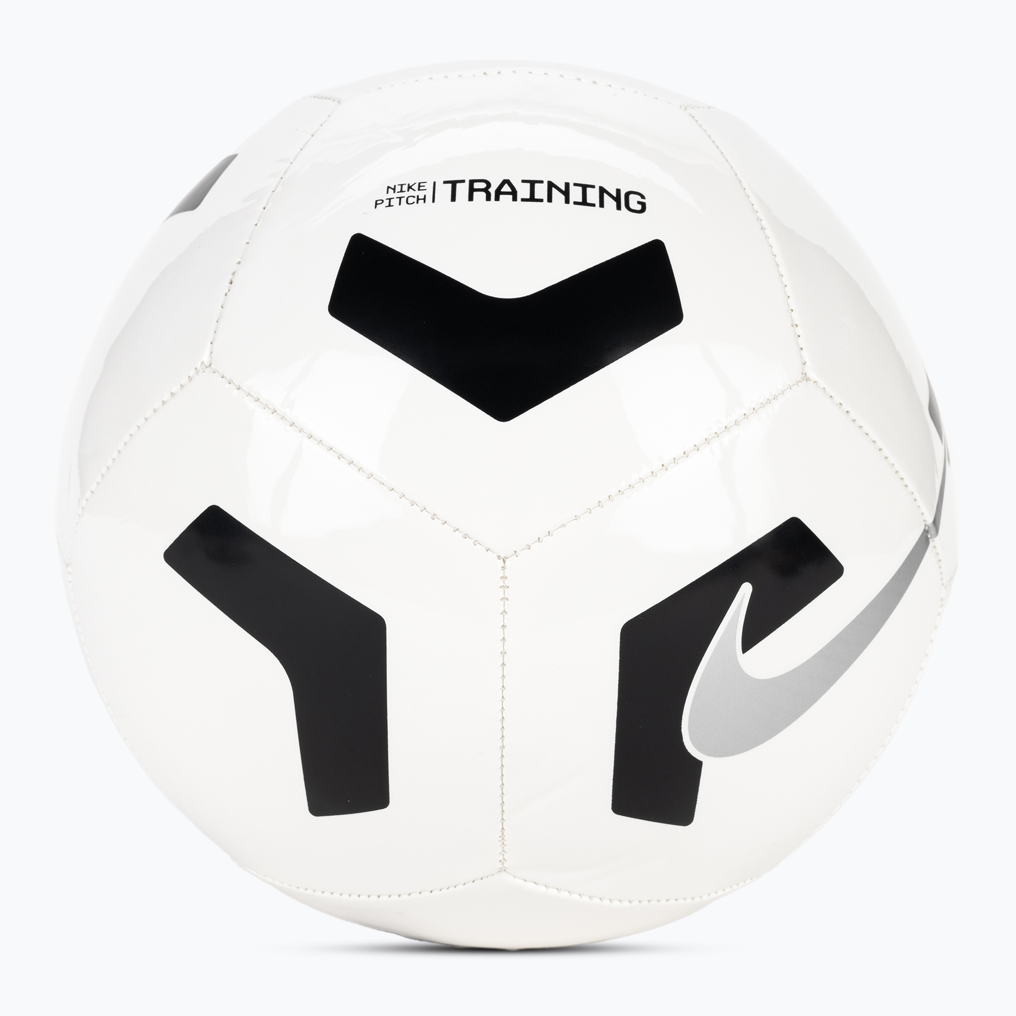 Nike Pitch Training futbalová lopta biela/čierna/strieborná veľkosť 5