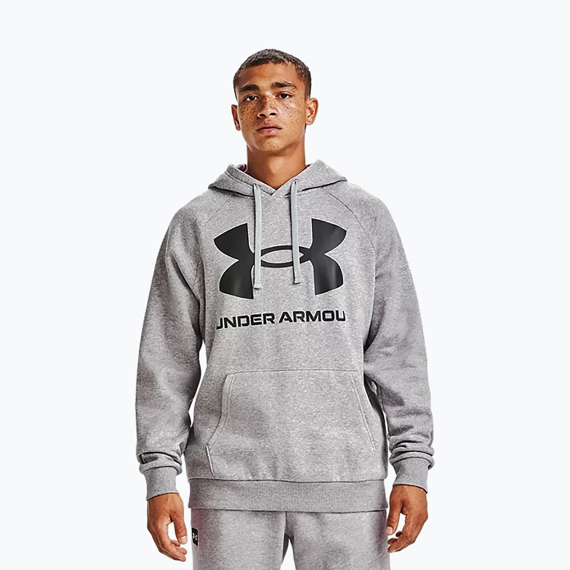 Under Armour pánska mikina Rival Fleece Big Logo Hd sivá 1357093 (Rival Fleece Big Logo HD 1357093)