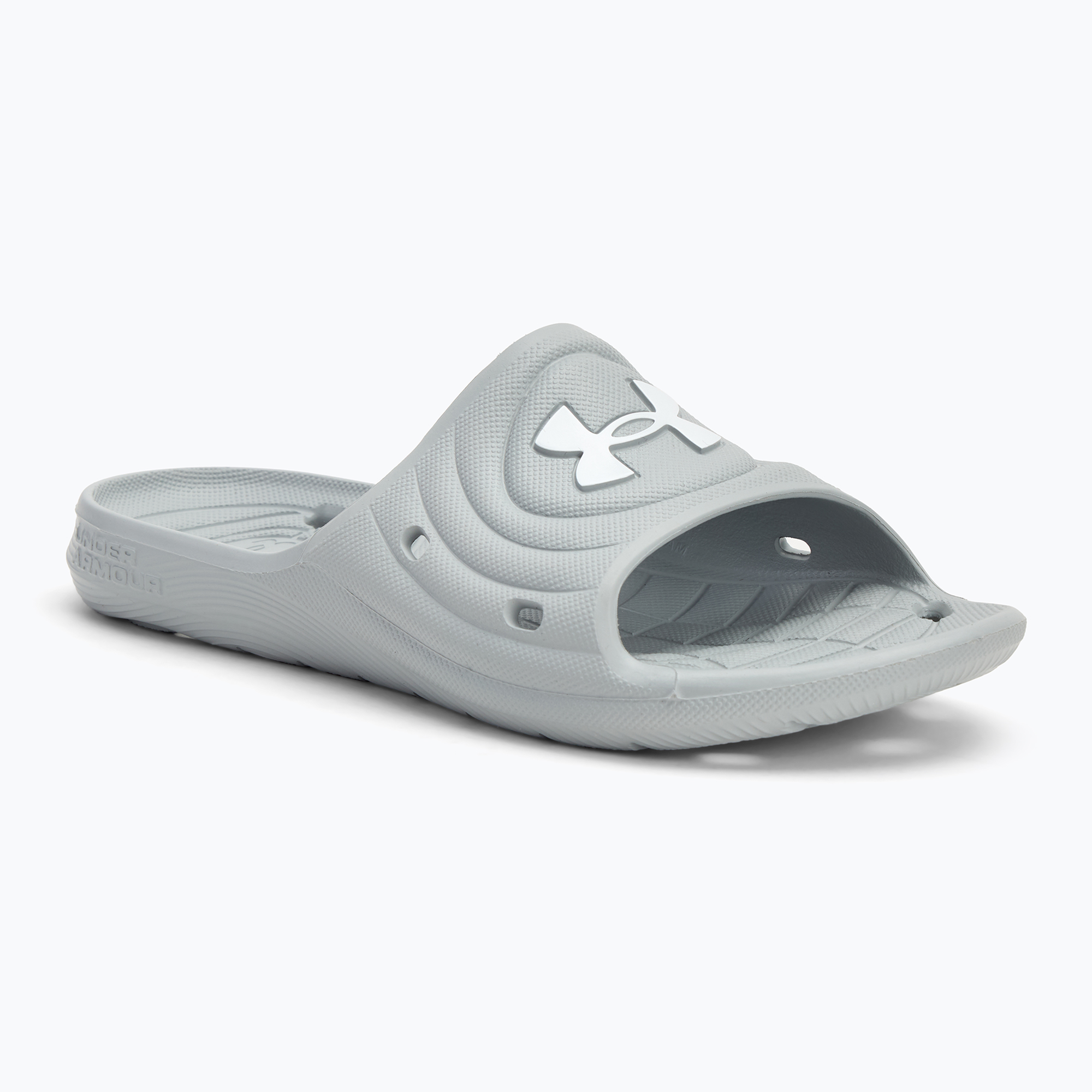 Pánske šľapky Under Armour Locker IV SL mod grey/mod grey/white (Locker IV SL 3023758-100)
