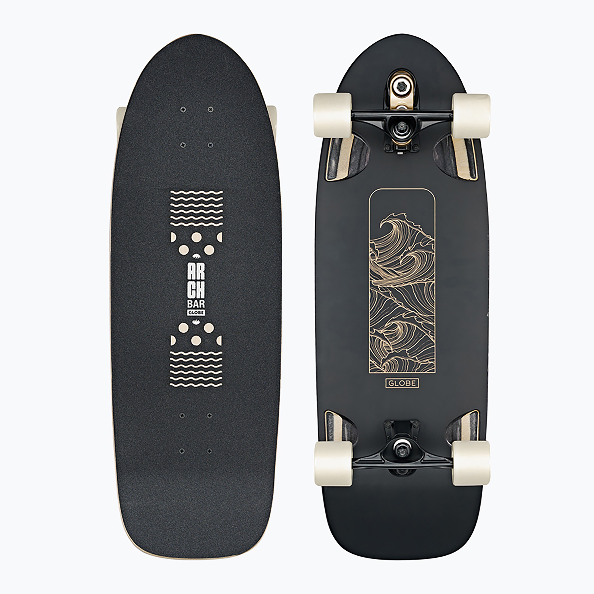 Skateboard cruiser Globe Walrus black/peaking (Walrus 10525476SS_BLKPEAK)