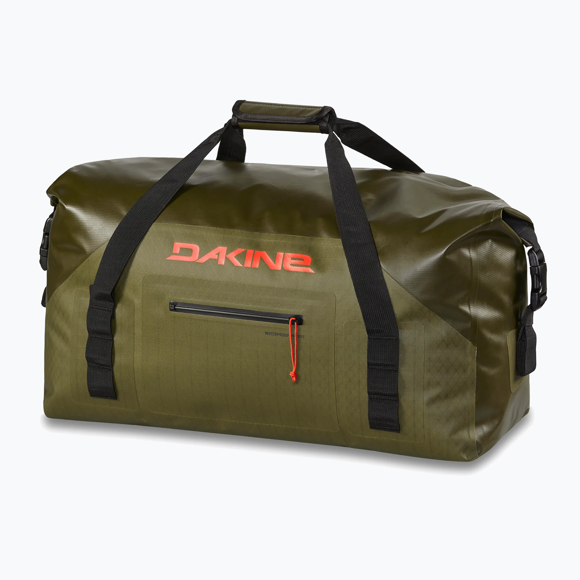 Taška Dakine Cyclone Wet/Dry Rolltop Duffle 60 l dark olive bag (Cyclone Wet/Dry Rolltop Duffle 60 D10004073)