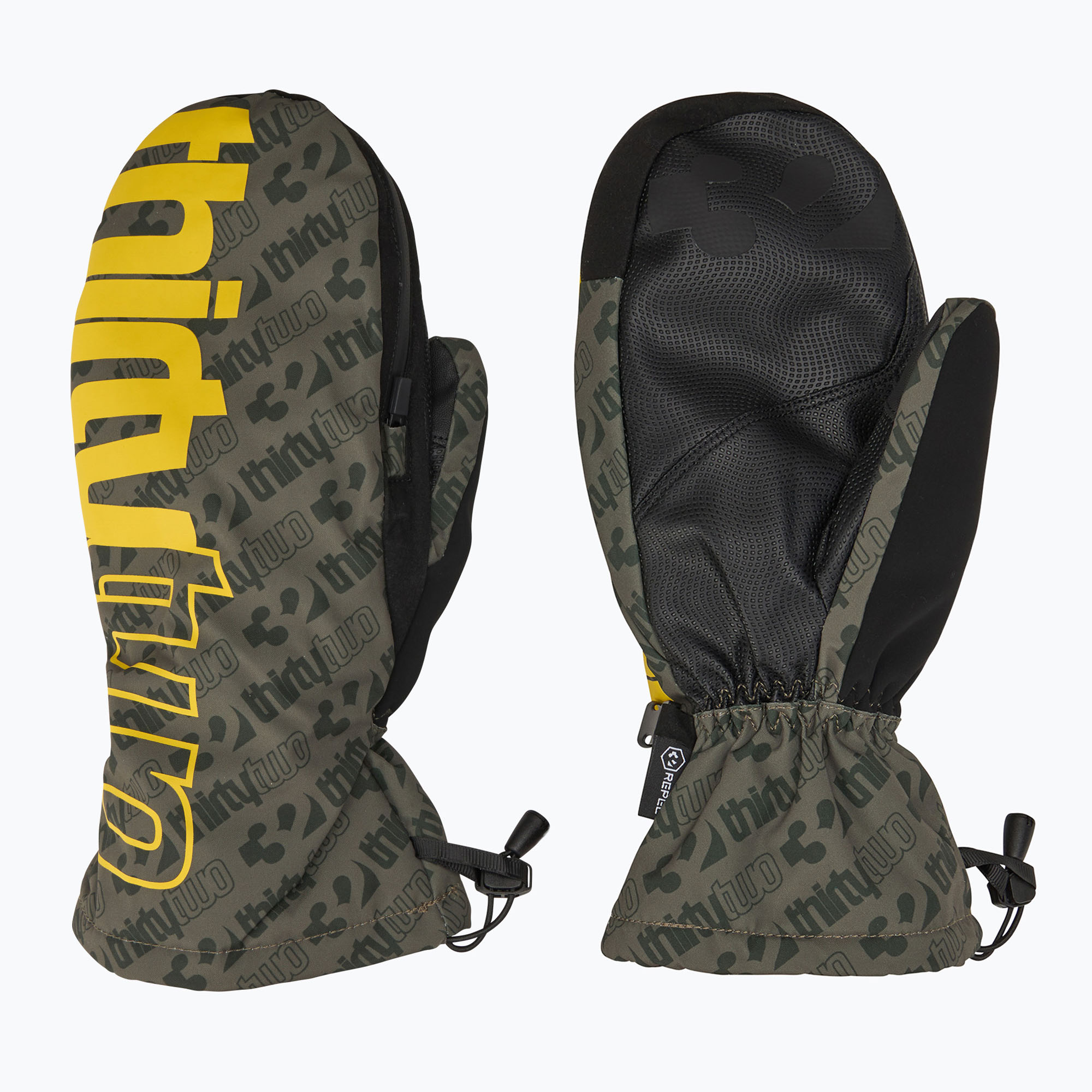 Pánske snowboardové rukavice ThirtyTwo Corp Mitt military (Corp Mitt 8140000756)
