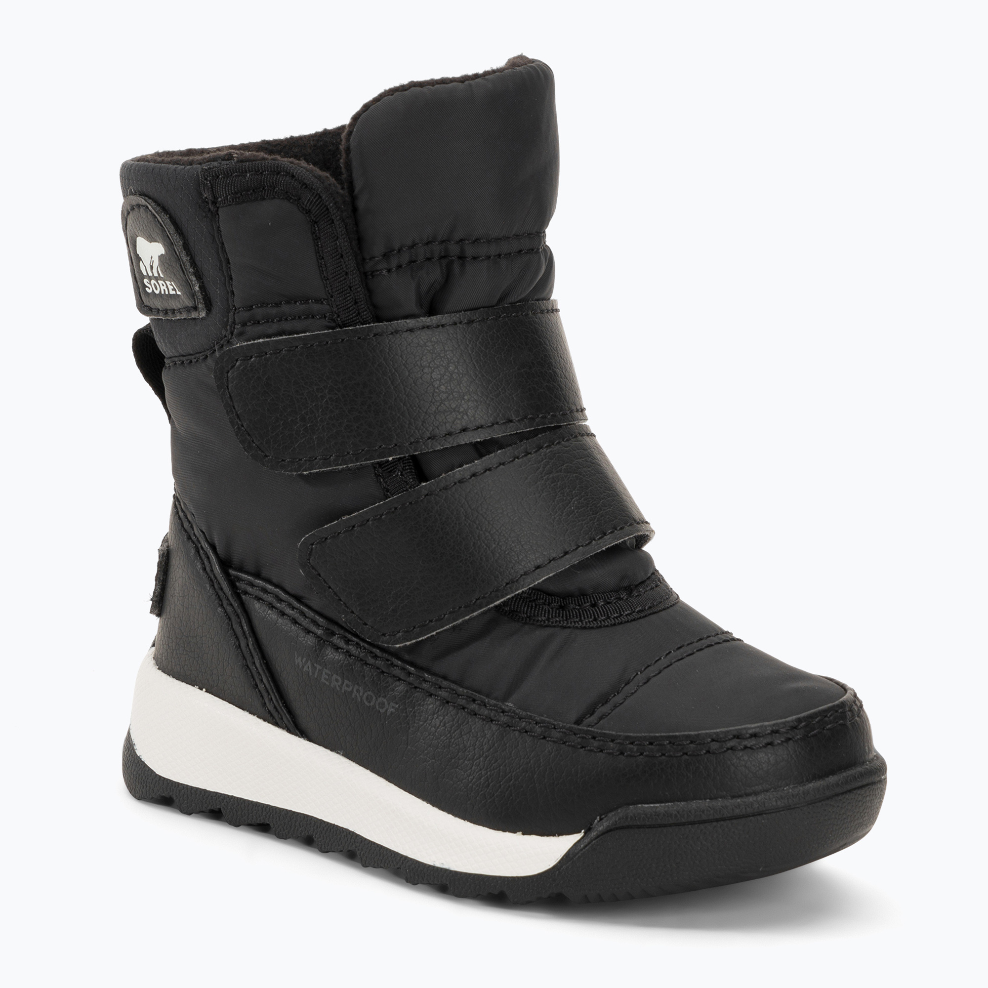 Detské snehové topánky Sorel Whitney II Strap WP black/sea salt (Whitney II Strap 1930352010)