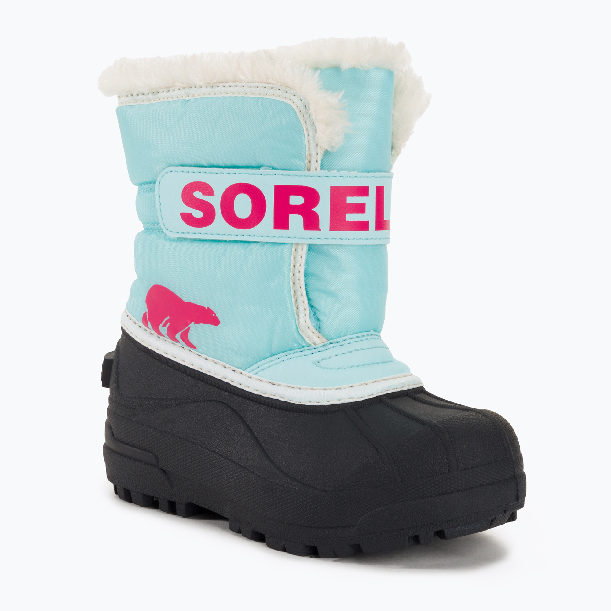 Sorel Snow Commander junior snehové topánky ocean surf/cactus pink (Snow Commander 1869561428)