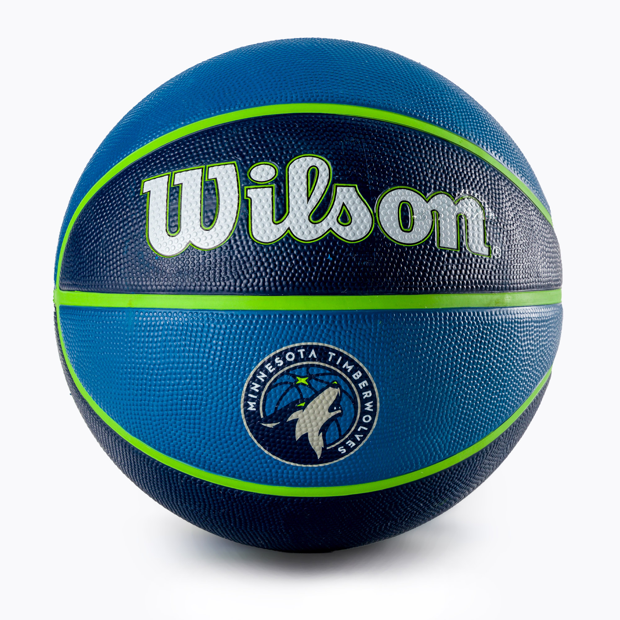 Wilson NBA Team Tribute Minnesota Timberwolves basketbal modrý WTB1300XBMIN veľkosť 7 (NBA Team Tribute Minnesota Timberwolves WTB1300XBMIN)