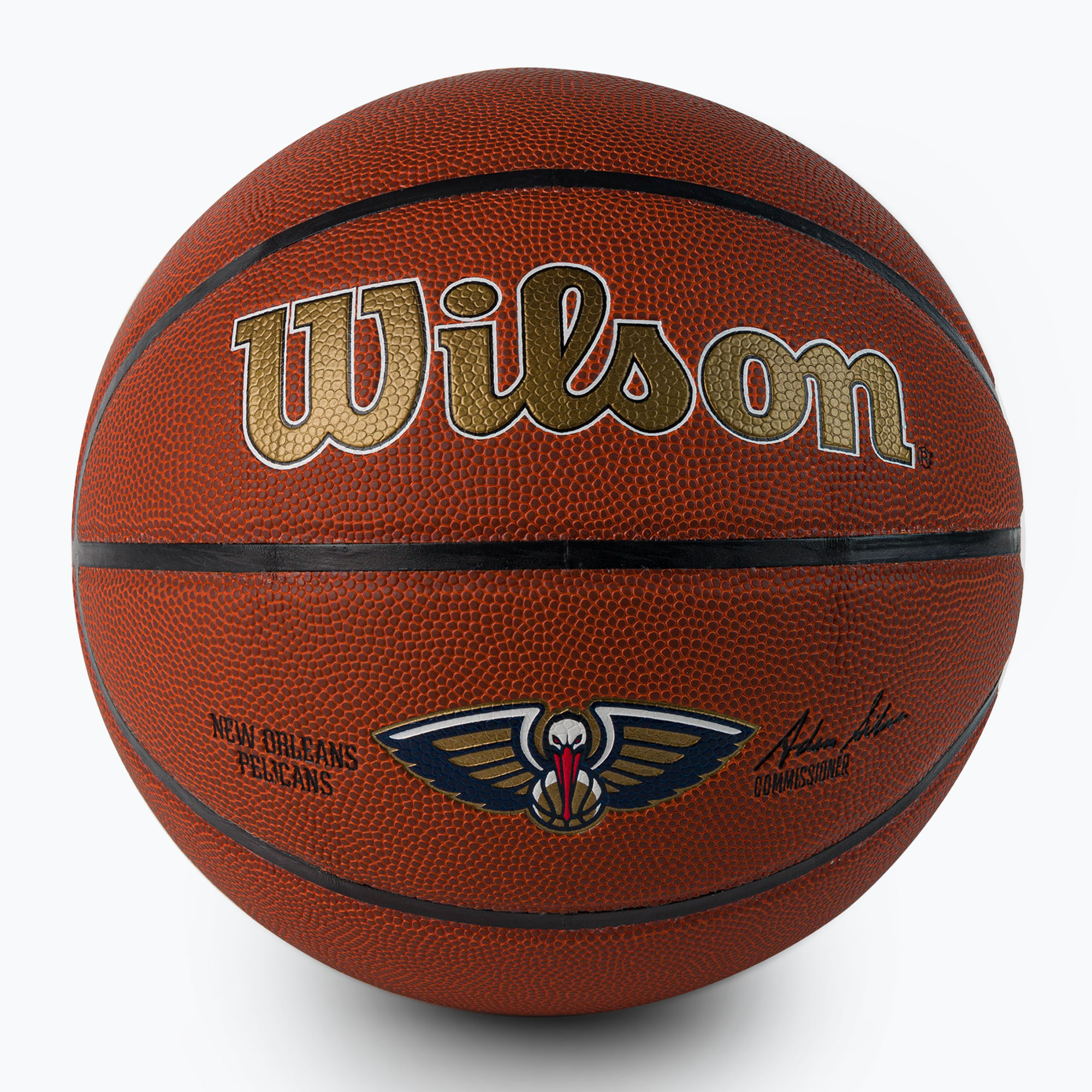Wilson NBA Team Alliance New Orleans Pelicans hnedá basketbalová lopta WTB3100XBBNO veľkosť 7 (NBA Team Alliance New Orleans Pelicans WTB3100XBBNO)