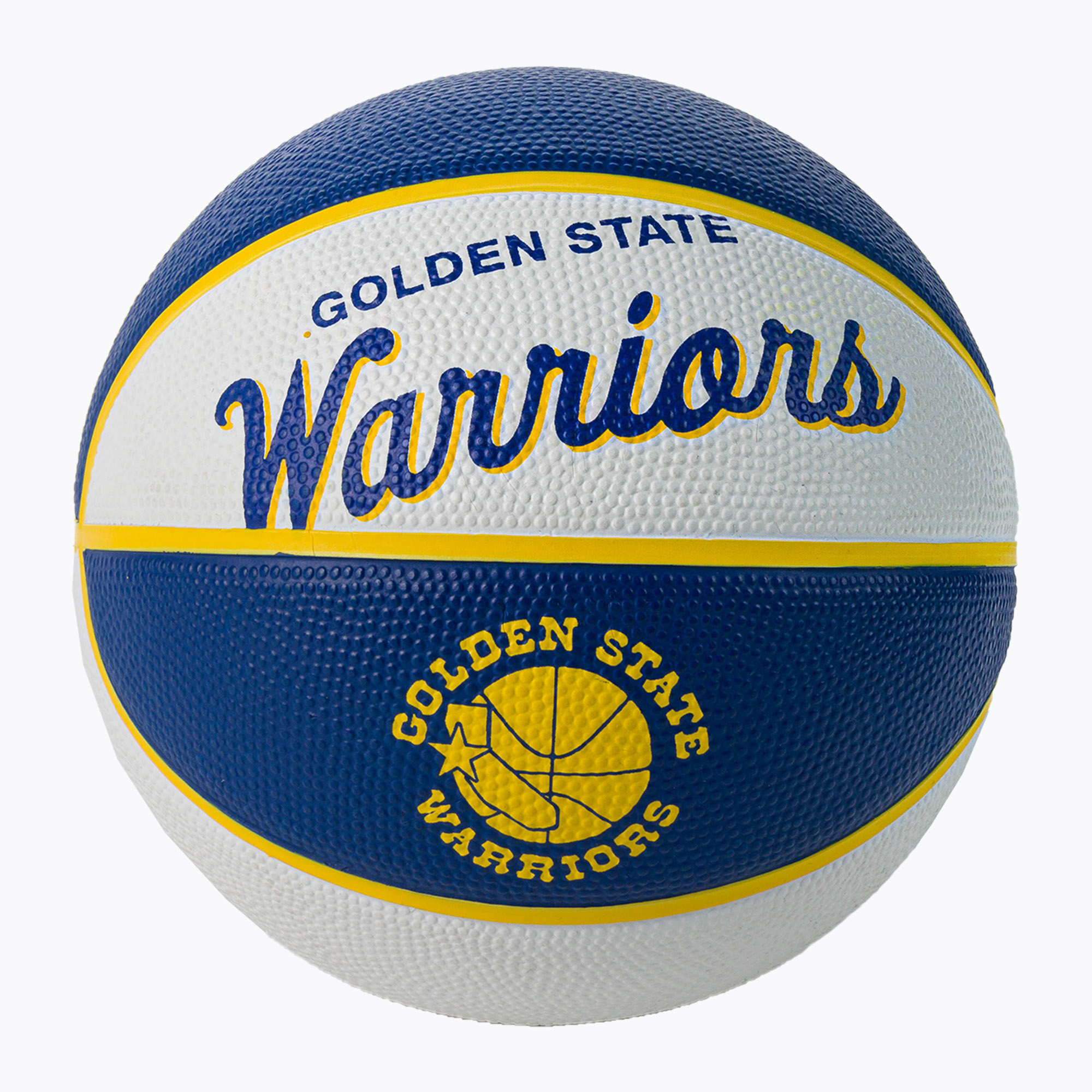 Wilson NBA Team Retro Mini Golden State Warriors basketball navy blue WTB3200XBGOL veľkosť 3