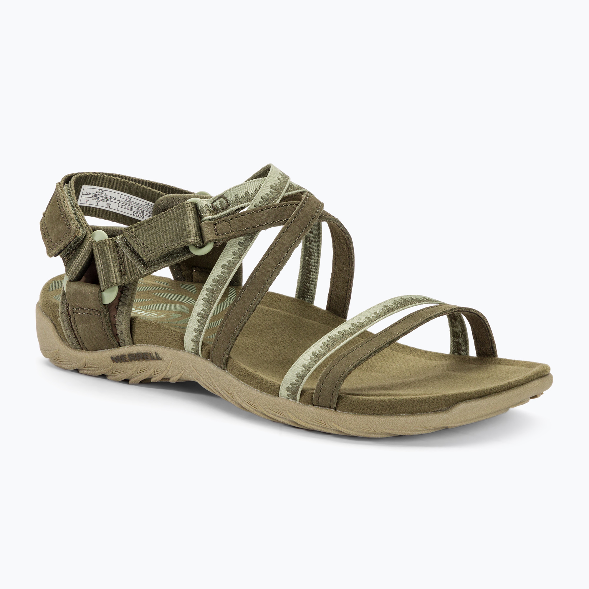 Merrell Terran 3 Cush Lattice olivové dámske sandále