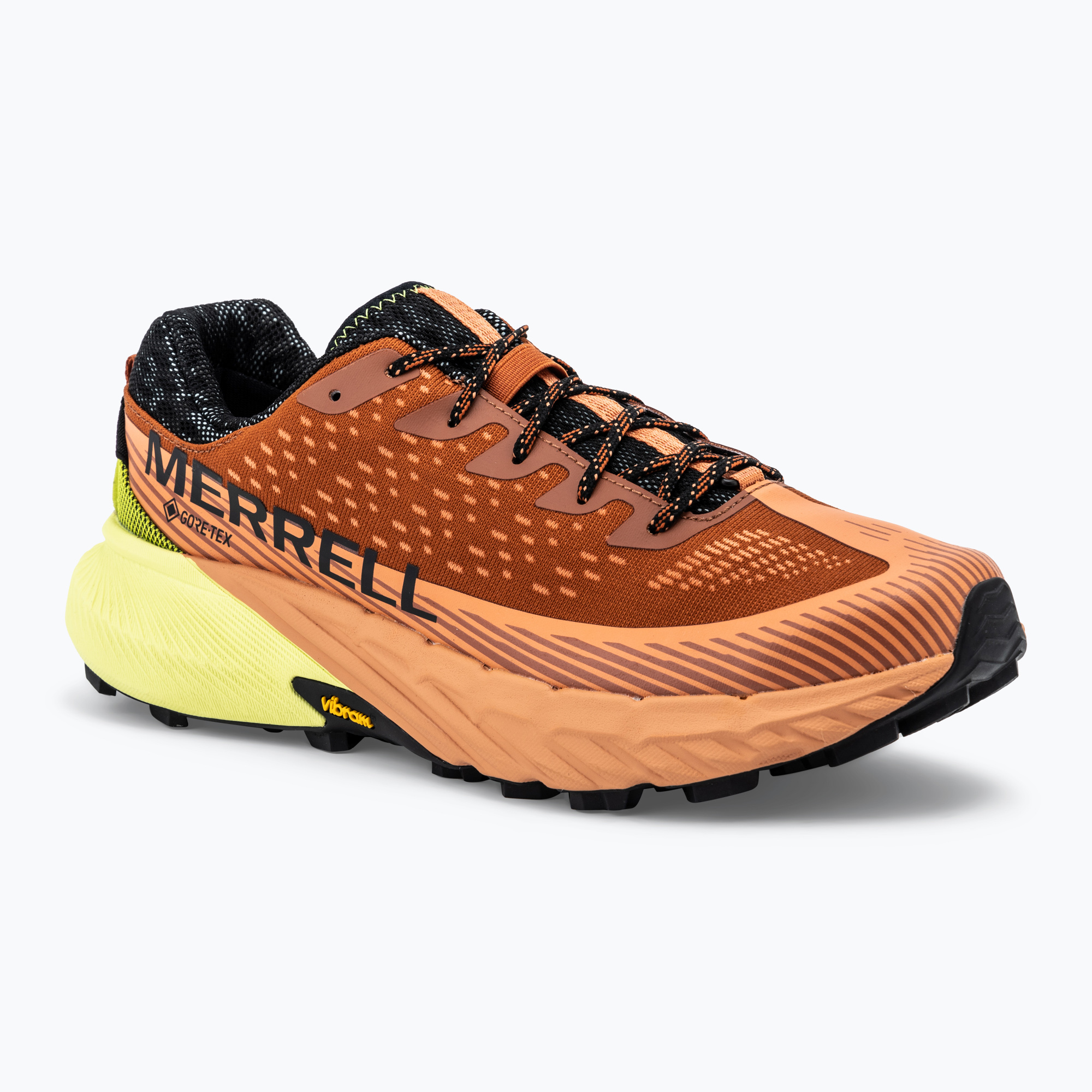 Pánska bežecká obuv Merrell Agility Peak 5 Gtx clay / melon (Agility Peak 5 Gtx J068101)