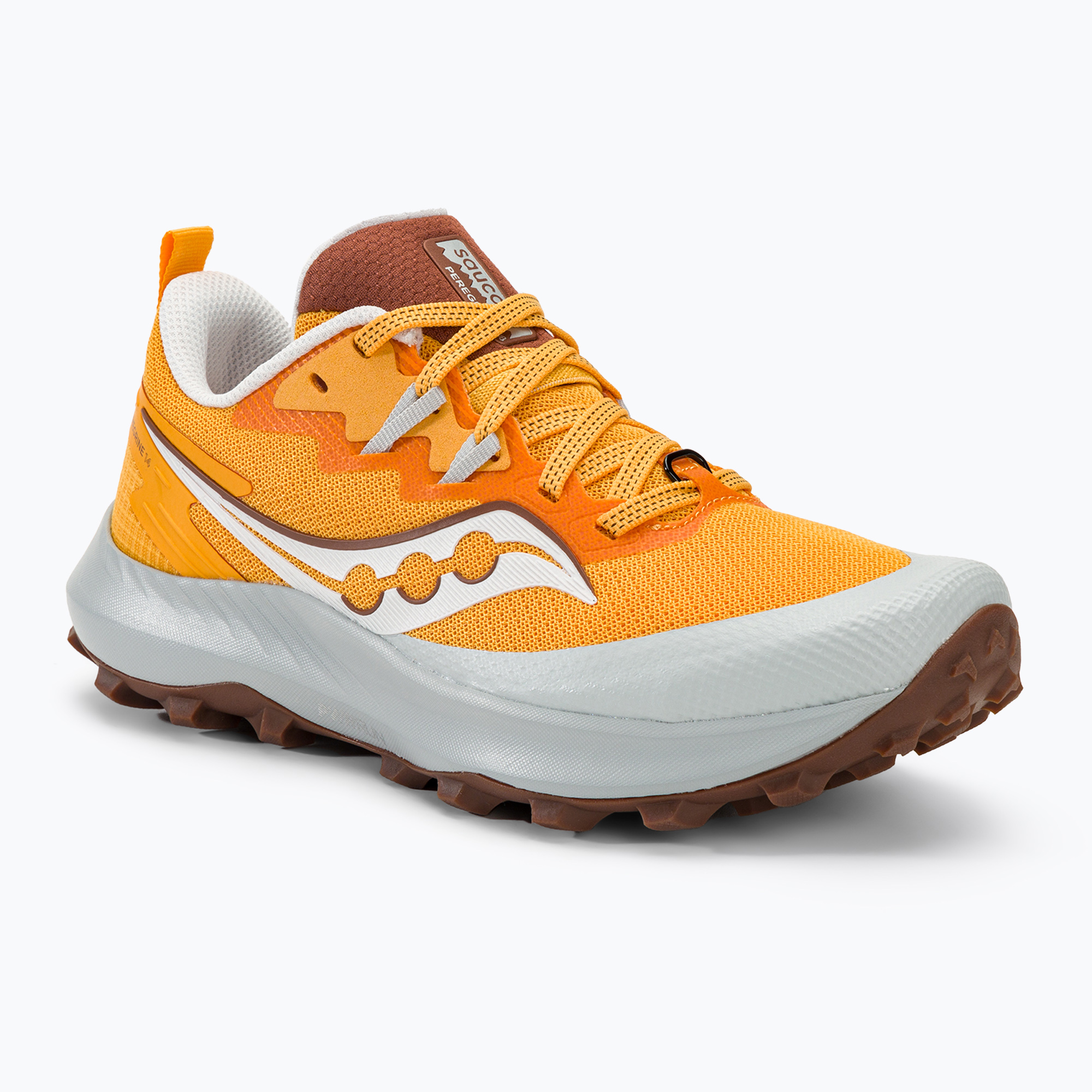 Dámska bežecká obuv Saucony Peregrine 14 flax/clove (Peregrine 14 S10916)