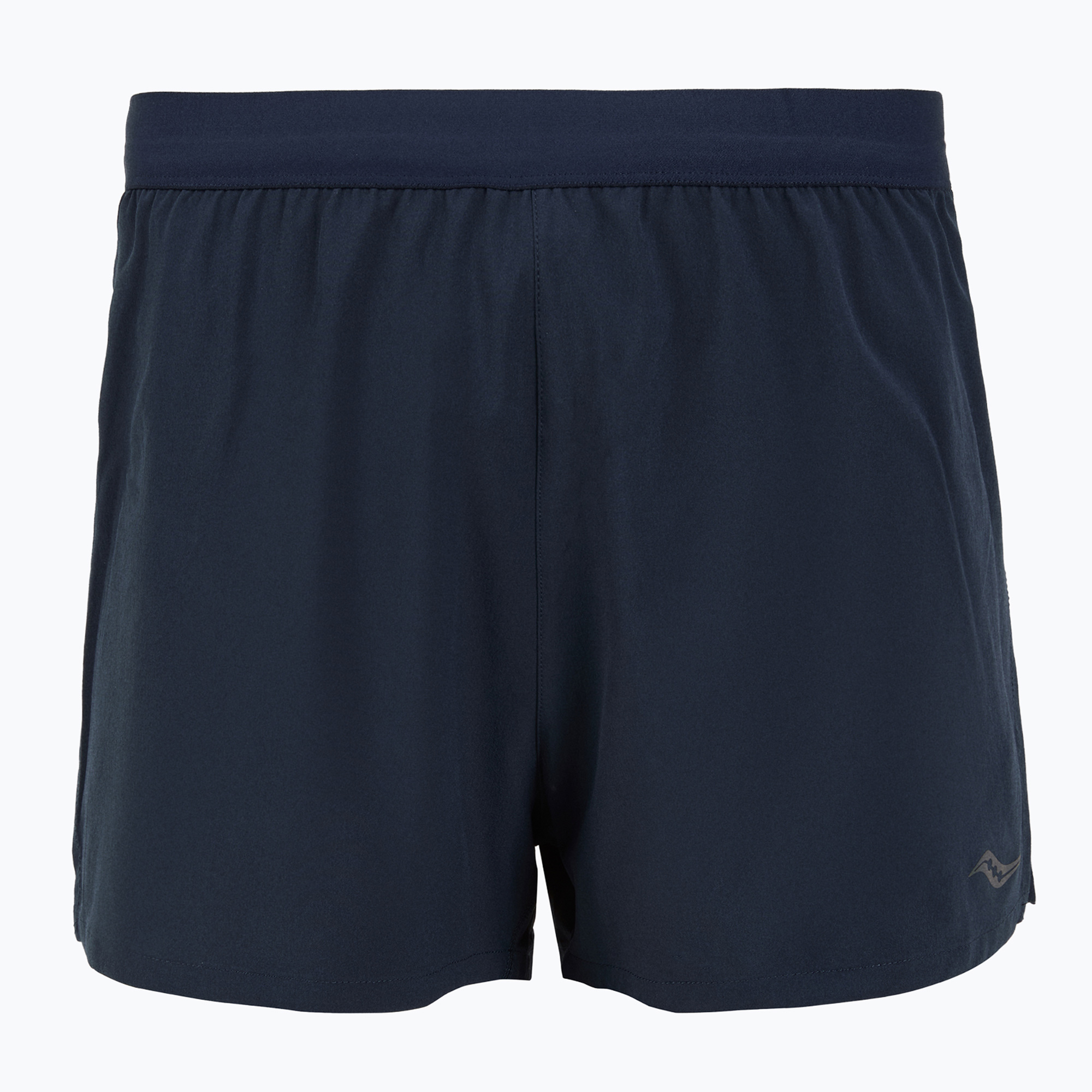 Pánske bežecké šortky Saucony Outpace 2,5" Split navy (Outpace 2.5" Split Short SAM800326)