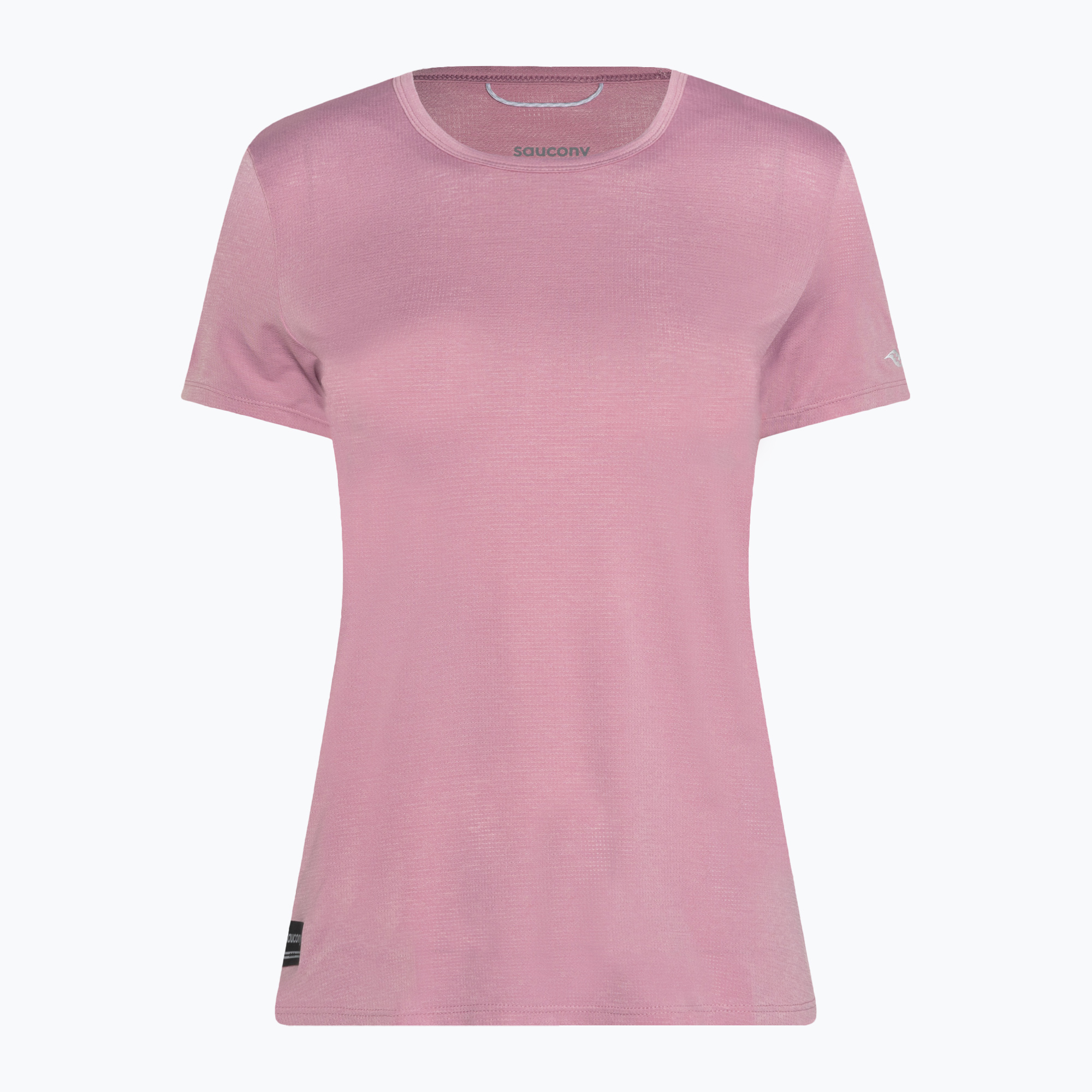 Dámske bežecké tričko Saucony Stopwatch orchid heather (Stopwatch SS SAW800484-ORH)