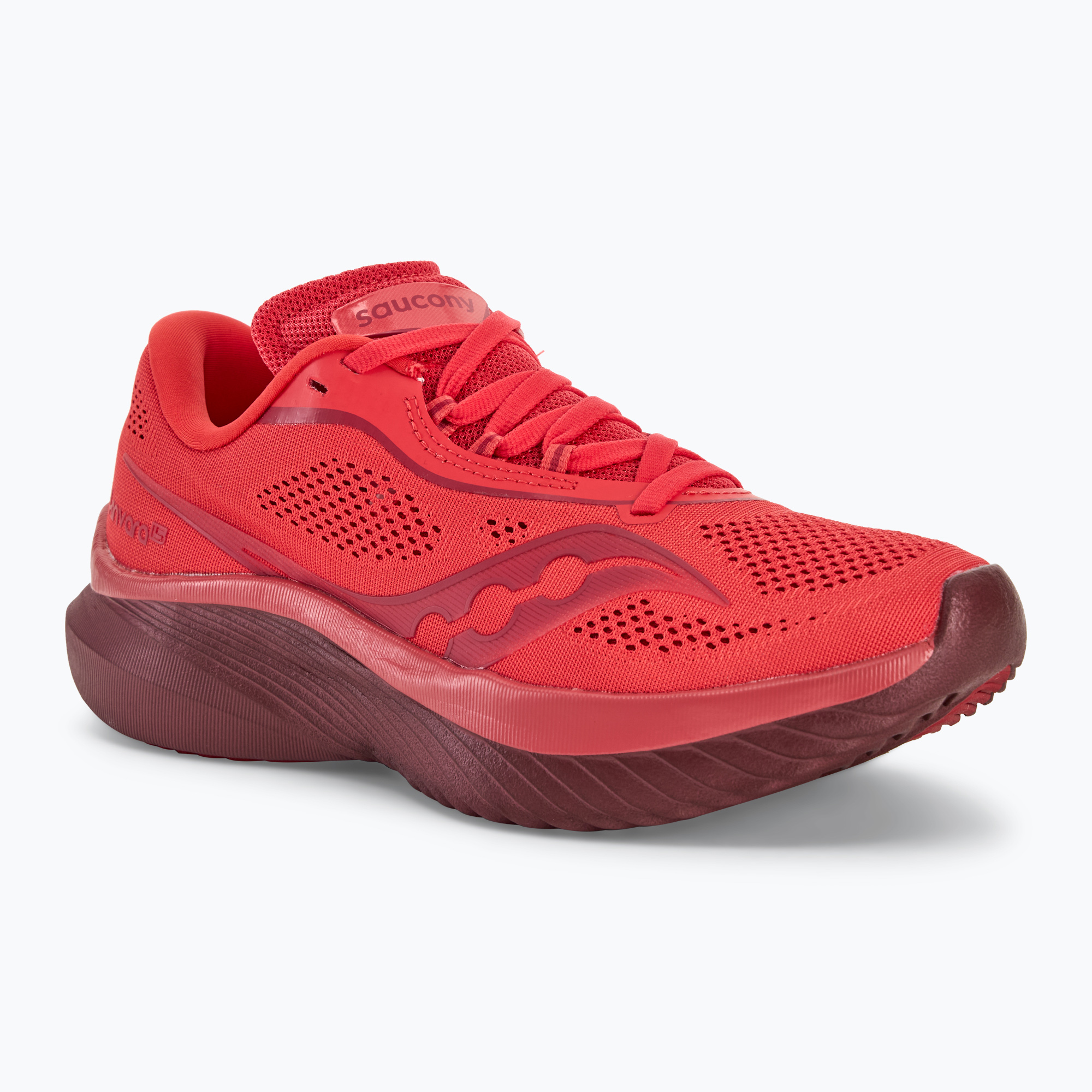 Dámska bežecká obuv Saucony Kinvara 15 cayene/currant (Kinvara 15 S10967-216)