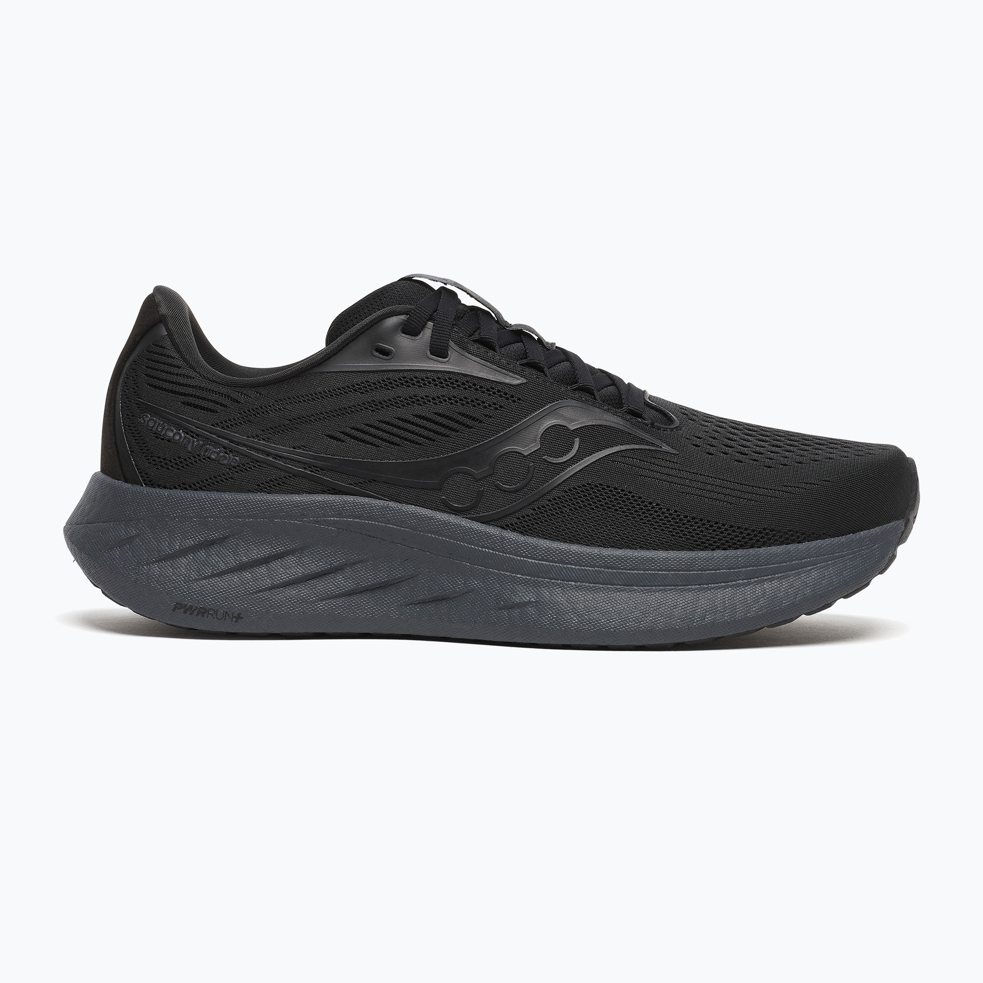 Pánska bežecká obuv Saucony Ride 18 black / shadow (Ride 18 S21001-102)