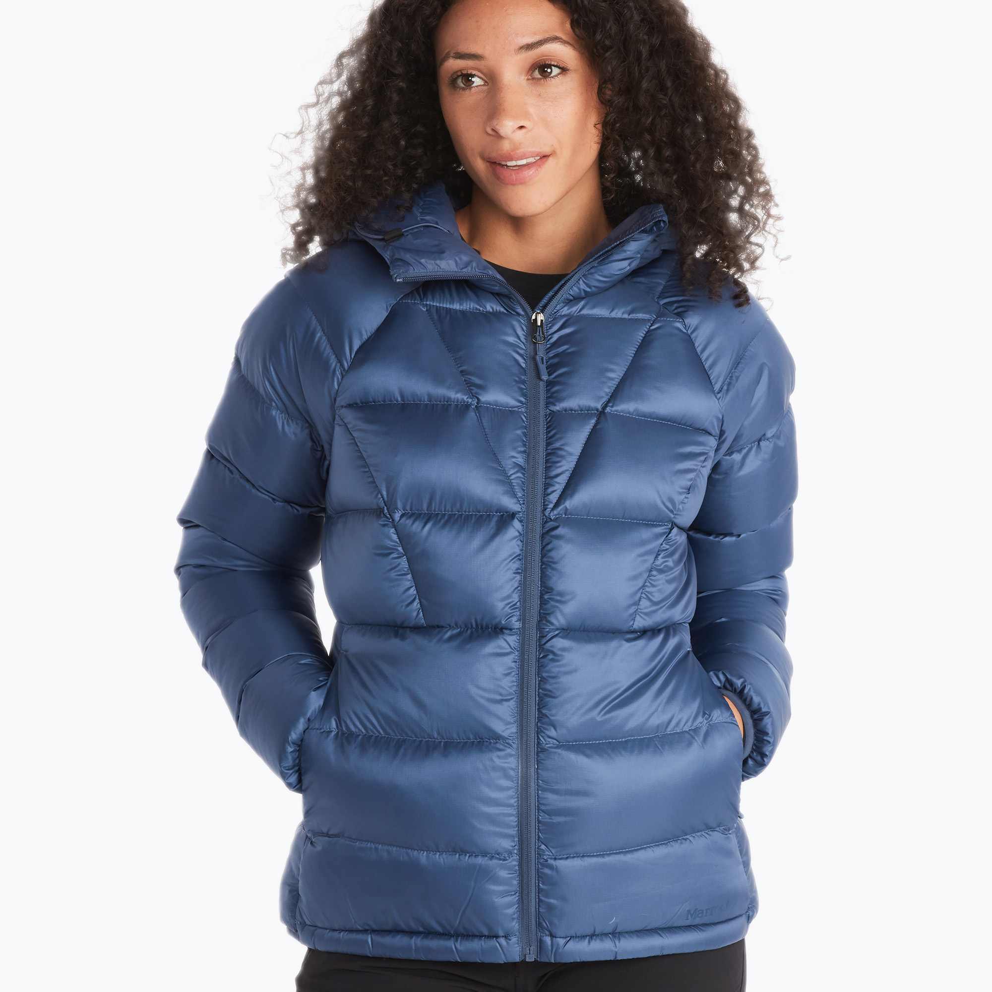Marmot dámska páperová bunda Hype Down Hoody zelená 79310 (Hype Down Hoody 79310)