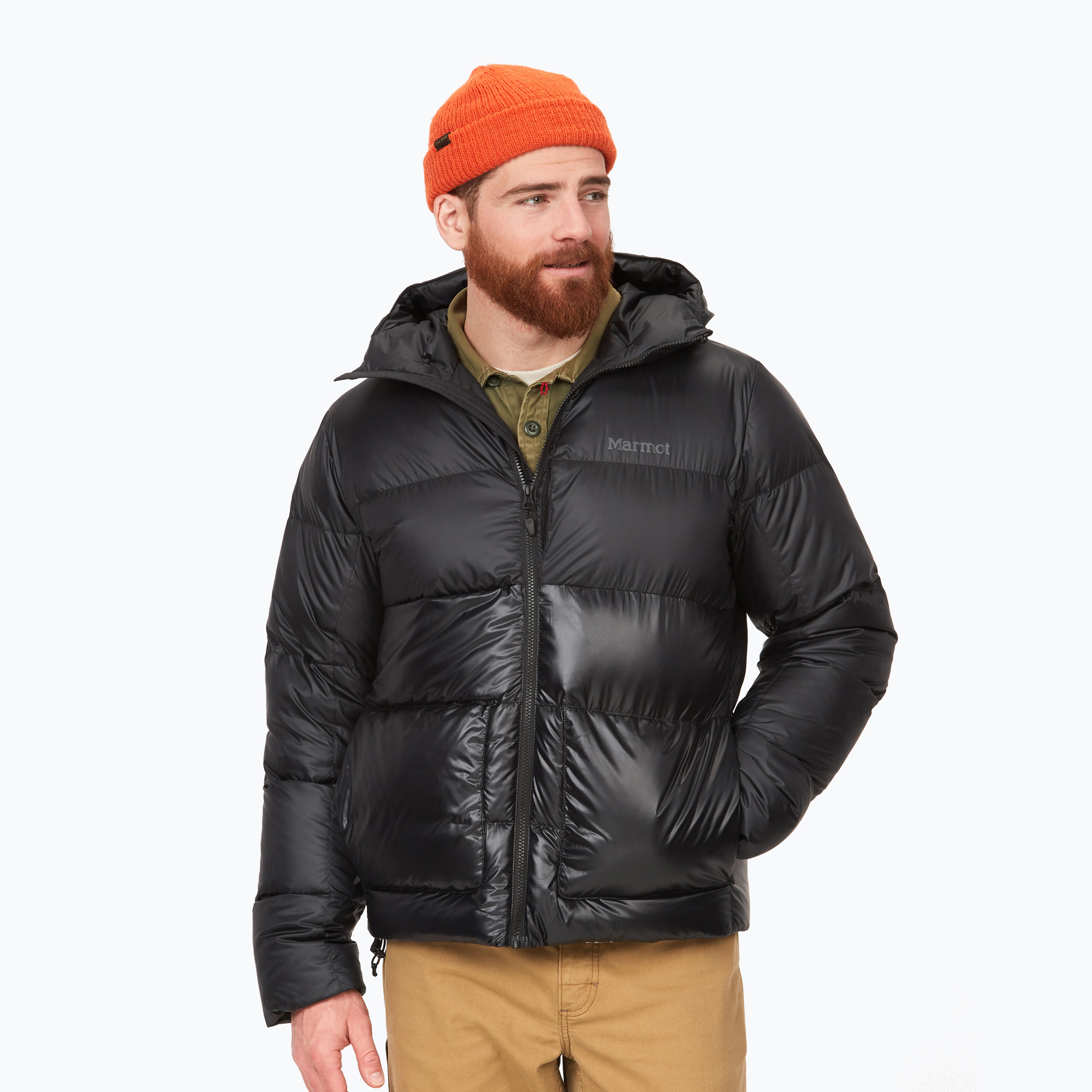 Pánska mikina Marmot Guides Down Hoody black (Guides Down Hoody M14553001)