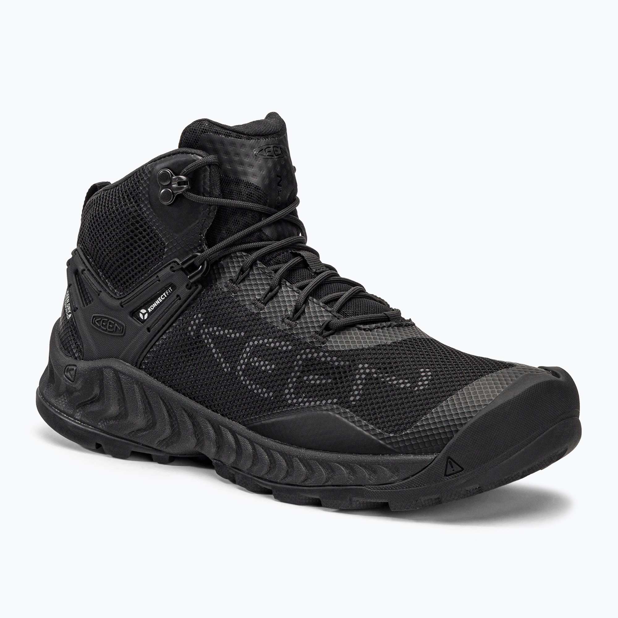 KEEN Nxis Evo Mid WP pánske trekové topánky black 1027191 (Nxis Evo Mid WP)