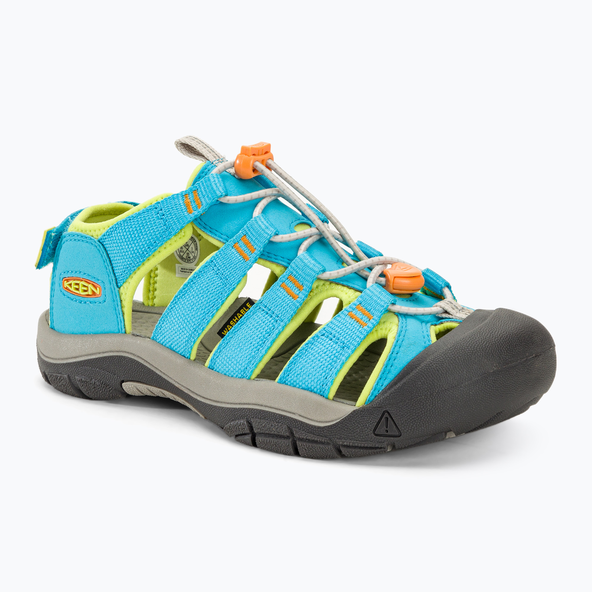 Juniorské sandále KEEN Newport Boundless blue atoll/daiquiri green (Newport Boundless 1028612)