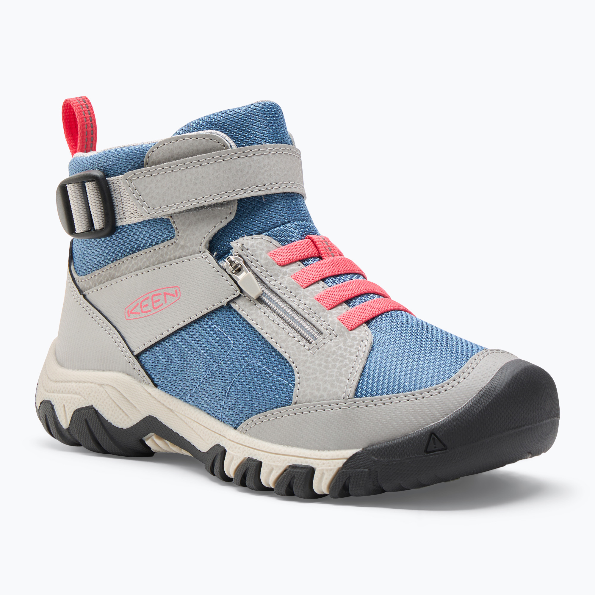 Juniorské turistické topánky KEEN Targhee Boundless alloy/rouge red (Targhee Boundless 1029518)