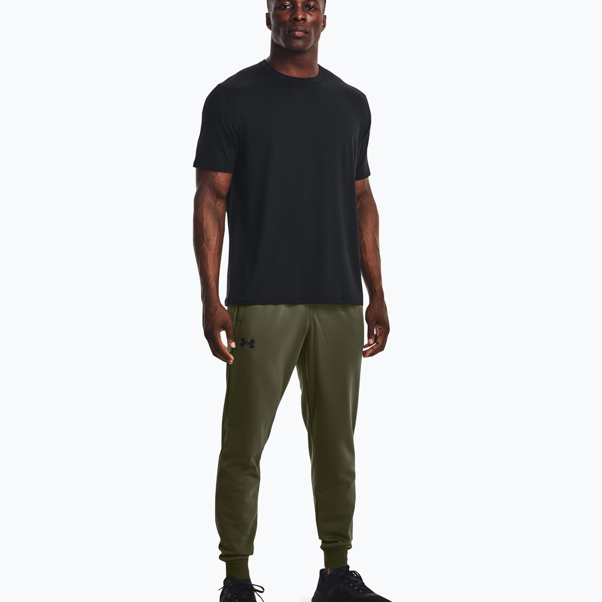 Under Armour pánske tréningové nohavice Armour Fleece Joggers green 1373362 (Fleece Joggers 1373362)