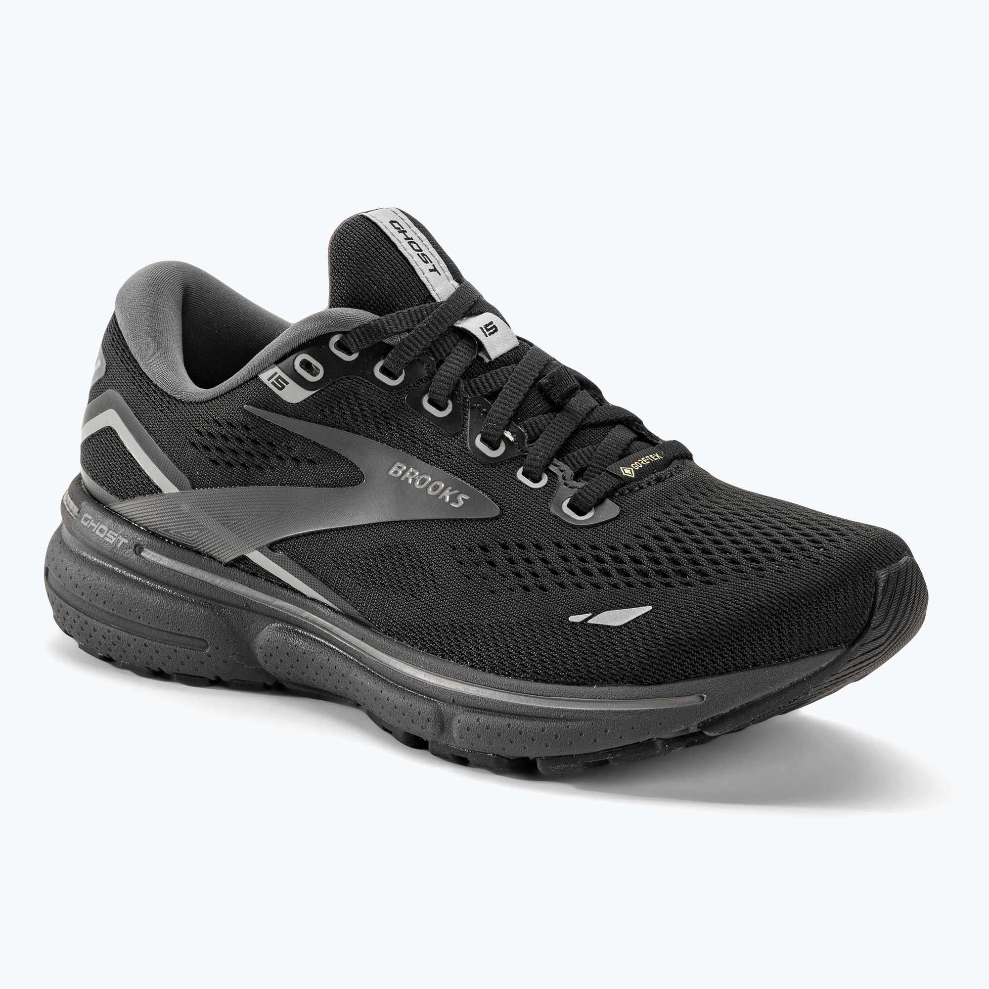 Brooks Ghost 15 GTX dámska bežecká obuv black/blackened pearl/alloy (Ghost 15 GTX 1203821B022)