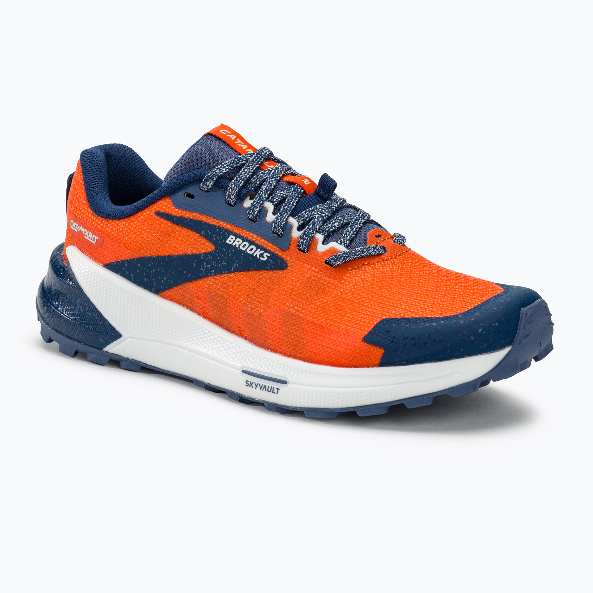 Brooks Catamount 2 pánska bežecká obuv firecracker/navy/blue (Catamount 2 1103991D837)