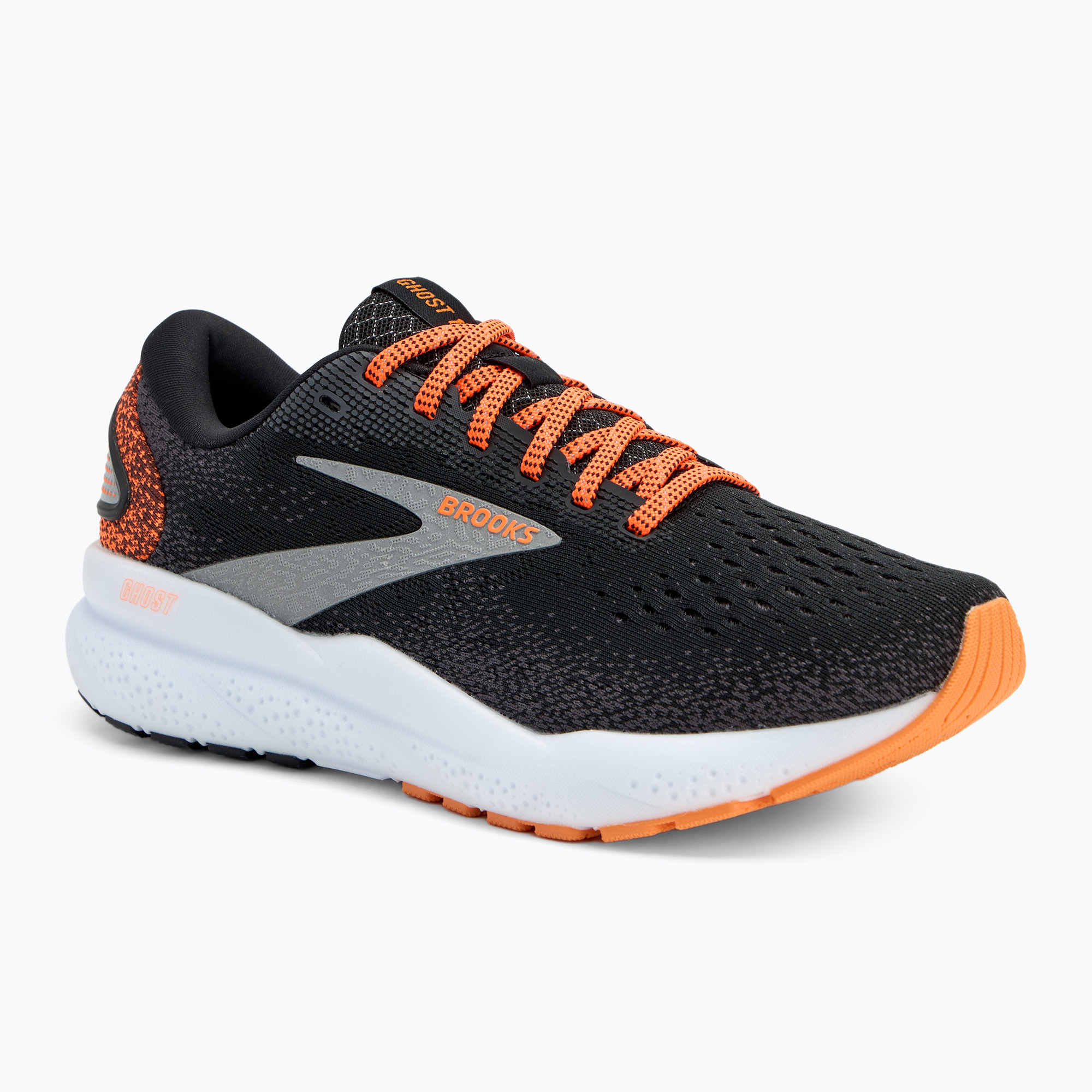 Dámska bežecká obuv Brooks Ghost 16 black/orange/white (Ghost 16 1204071B060)