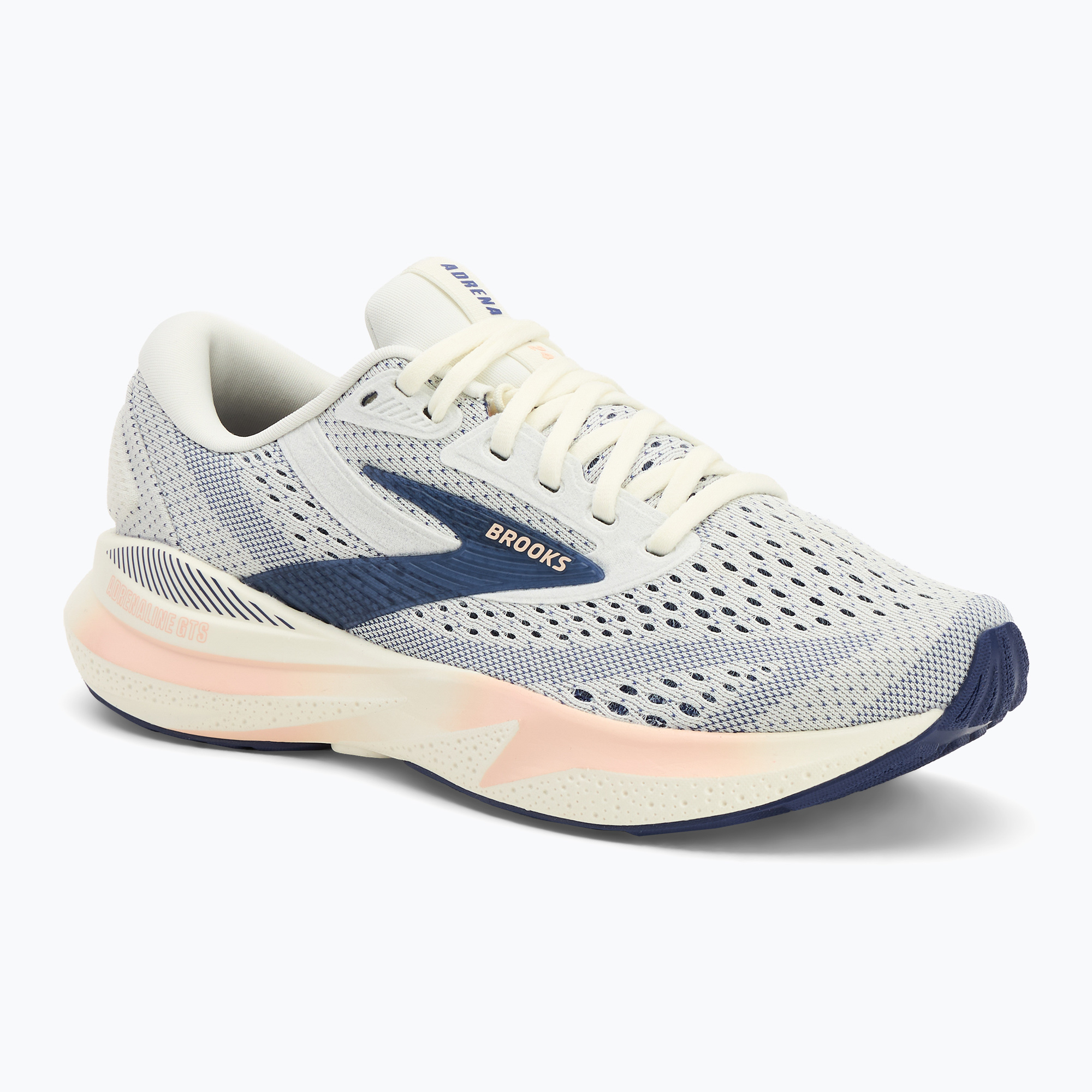 Dámska bežecká obuv Brooks Adrenaline GTS 24 grey/blue ribbon/peach (Adrenaline GTS 24 1204261B140)