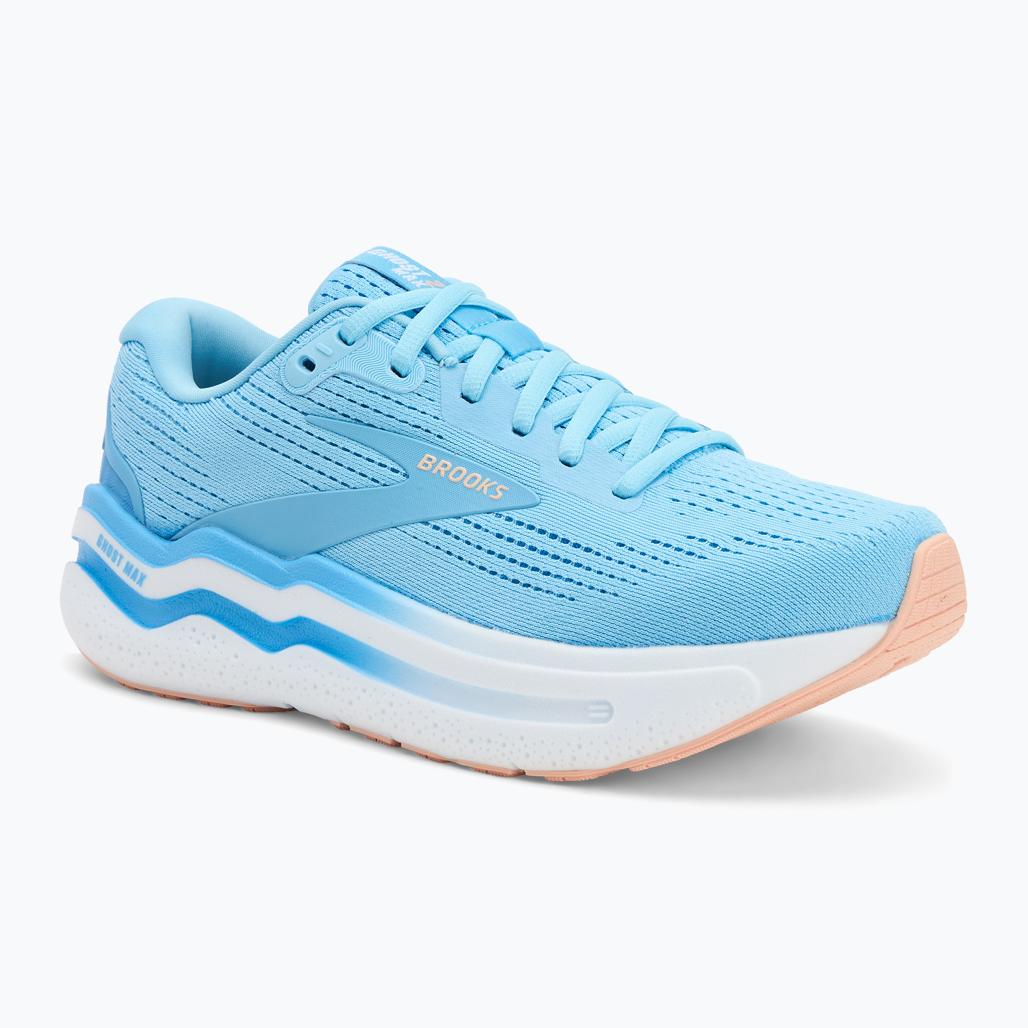 Dámska bežecká obuv Brooks Ghost 16 white/amparo blue/limpet shell (Ghost Max 2 1204201B460)