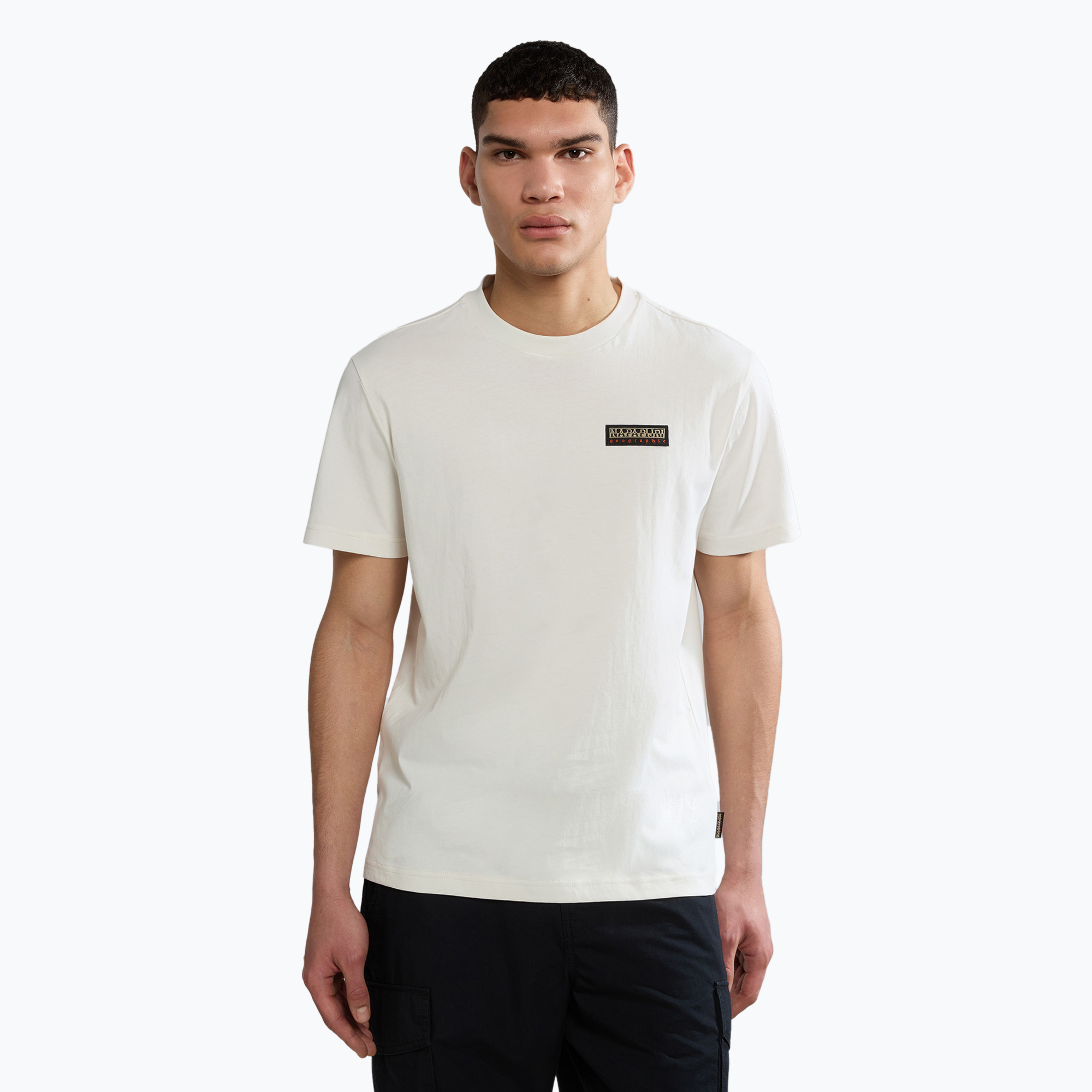 Pánske tričko Napapijri S-Iaato white whisper