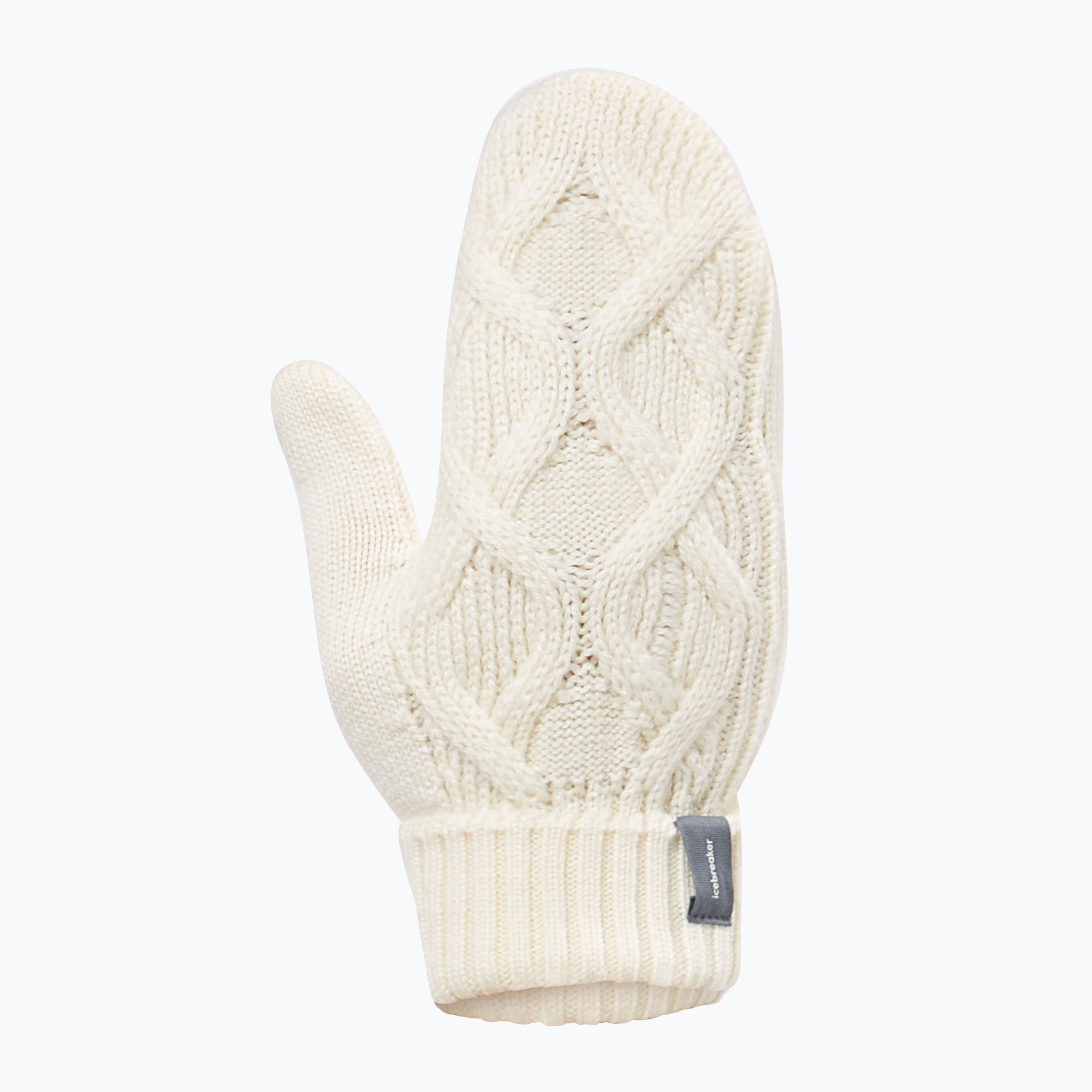 Rukavice Icebreaker Merino Cable Knit Mittens nebarvené (Merino Cable Knit Mittens IB0A573H0001)