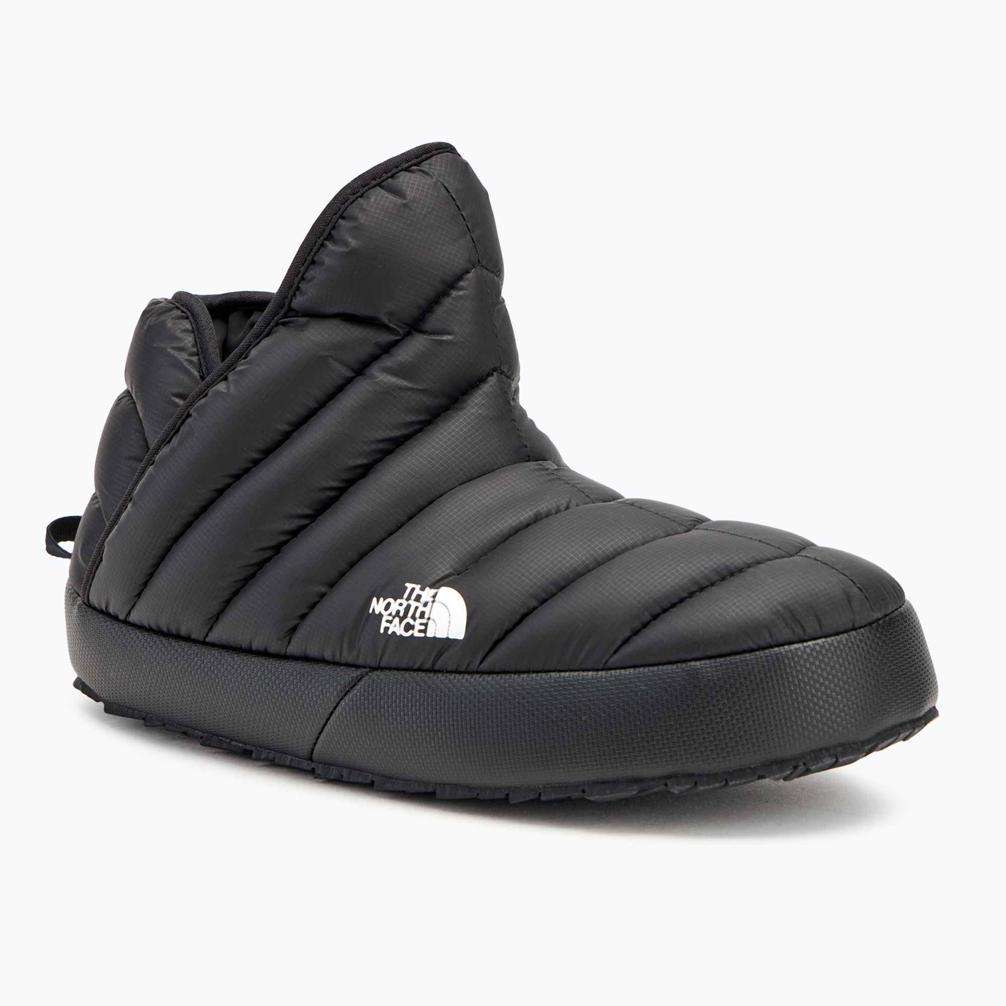 Pánske zimné šľapky The North Face Thermoball Traction Bootie black / white (Thermoball Traction Bootie NF0A3MKHKY41004)
