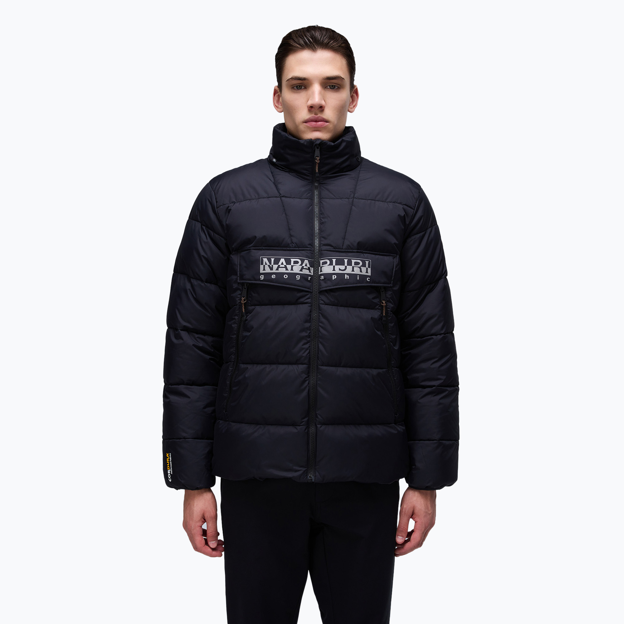 Pánska bunda Napapijri Rf Puffer Open black 041 (Rf Puffer Open NP0A4I230411)