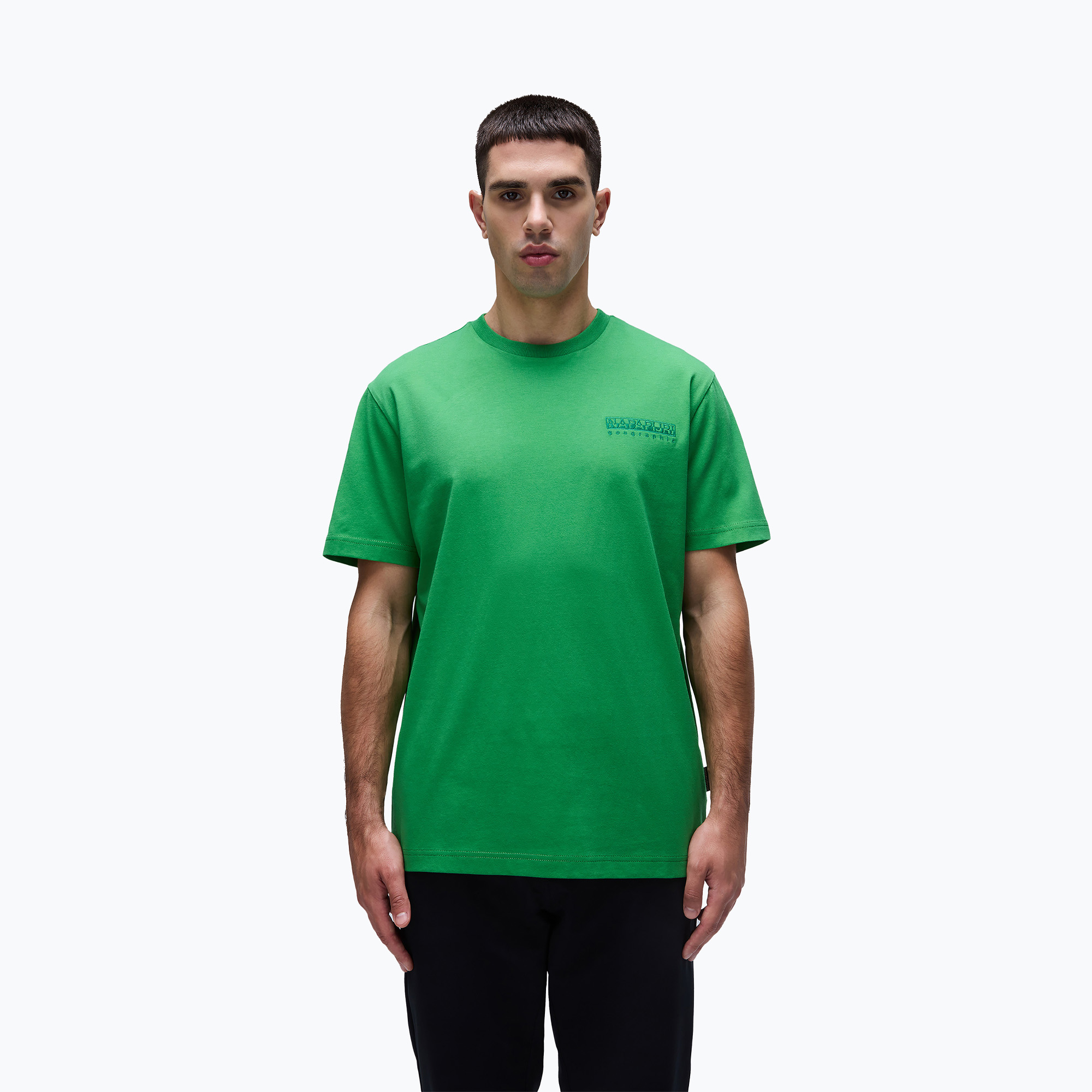 Pánske tričko Napapijri S-Kander green kelly (S-Kander SS NP0A4I9UG1T1)