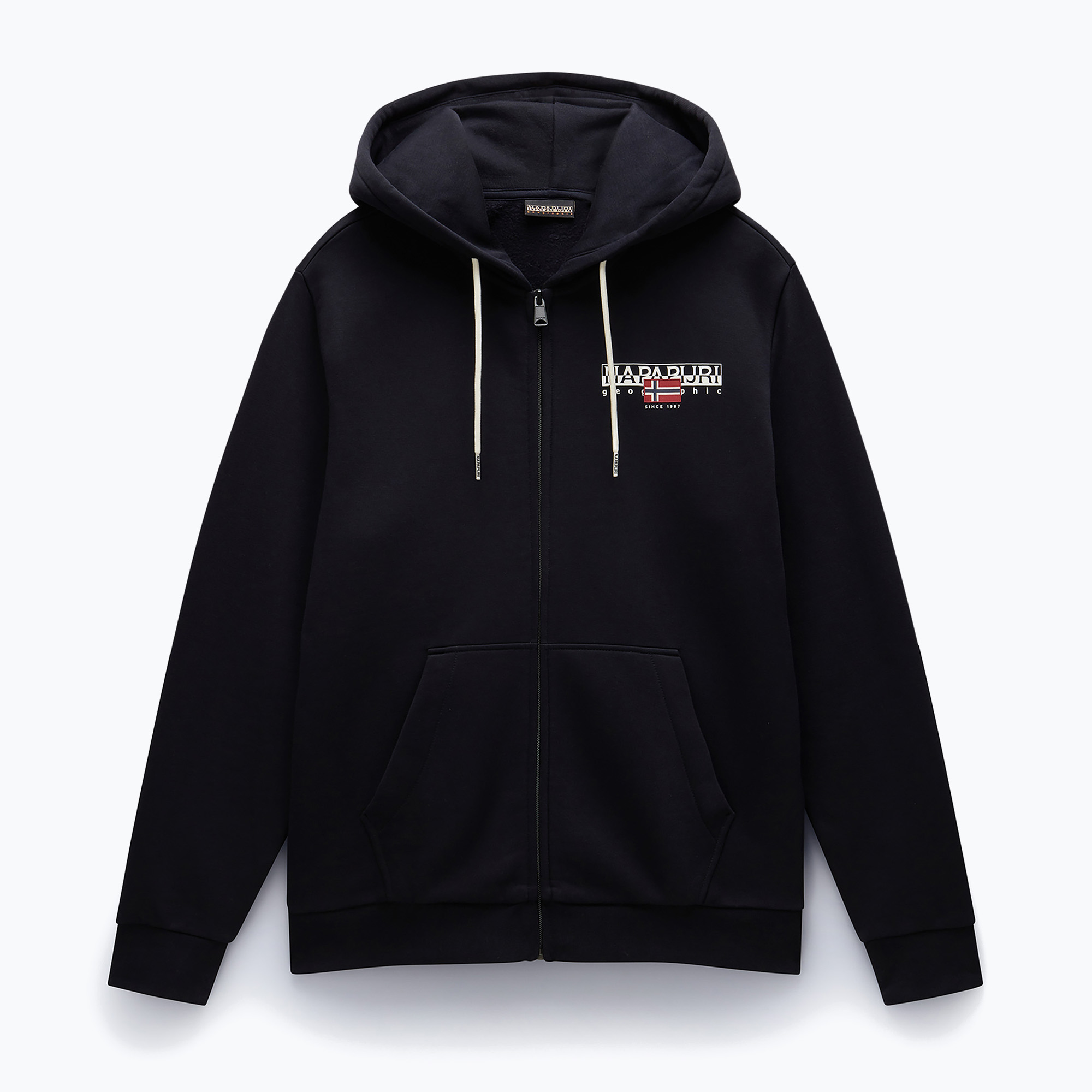Pánska mikina Napapijri B-Aylmer Full Ziphint black (B-Aylmer Full Ziphint NP0A4I1E-0411)