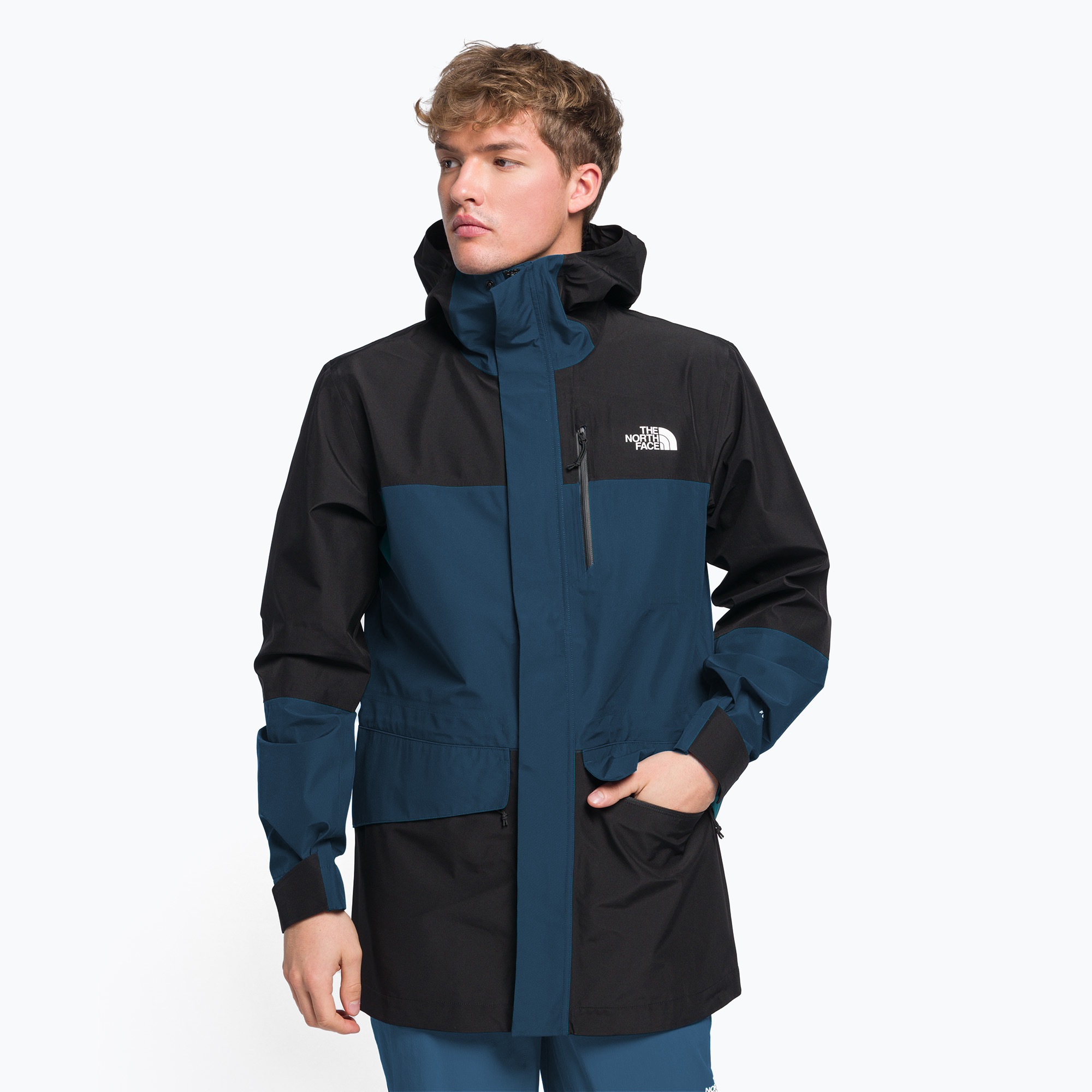 Pánska bunda do dažďa The North Face Dryzzle All Weather JKT Futurelight blue NF0A5IHMS2X1 (Dryzzle All Weather JKT Futurelight NF0A5IHMS2X1)