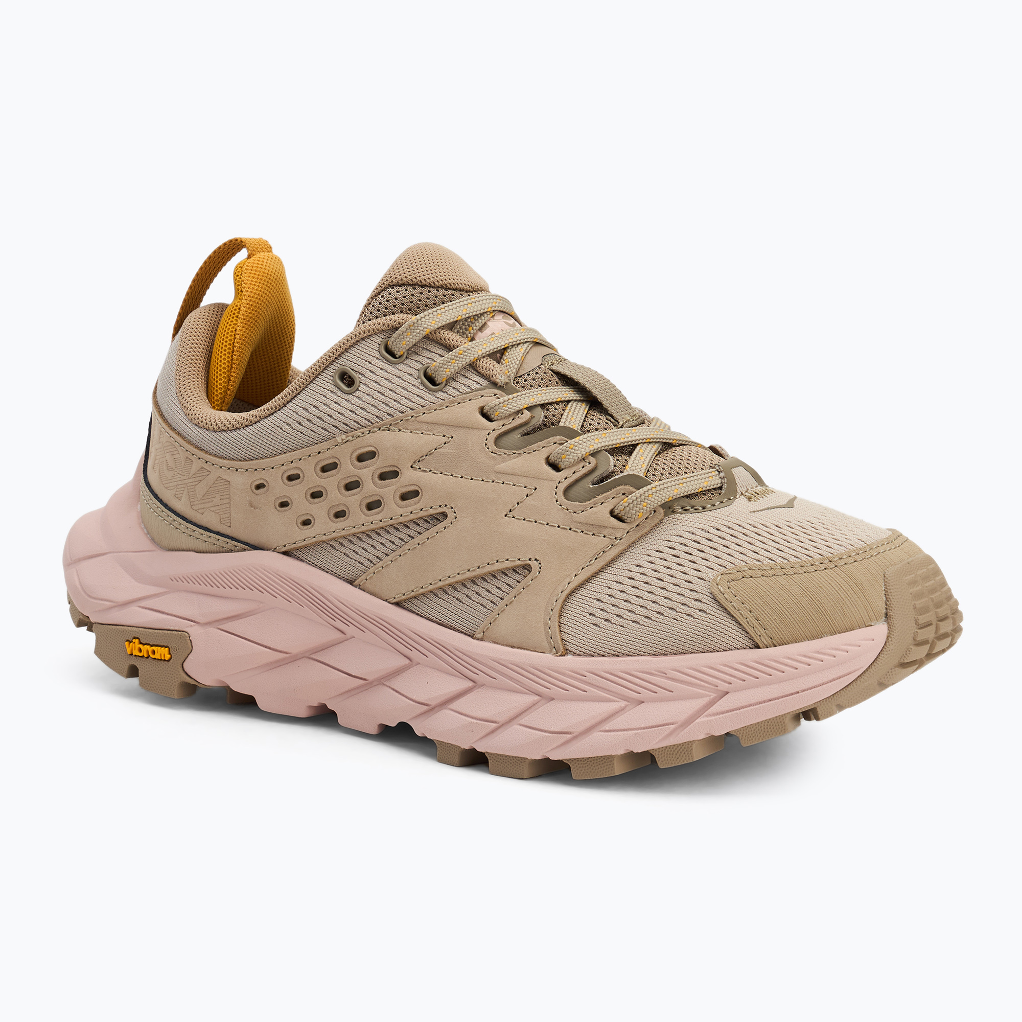 Dámske turistické topánky HOKA Anacapa Breeze Low oxford tan/peach whip (Anacapa Breeze Low 1127921-OTPW)