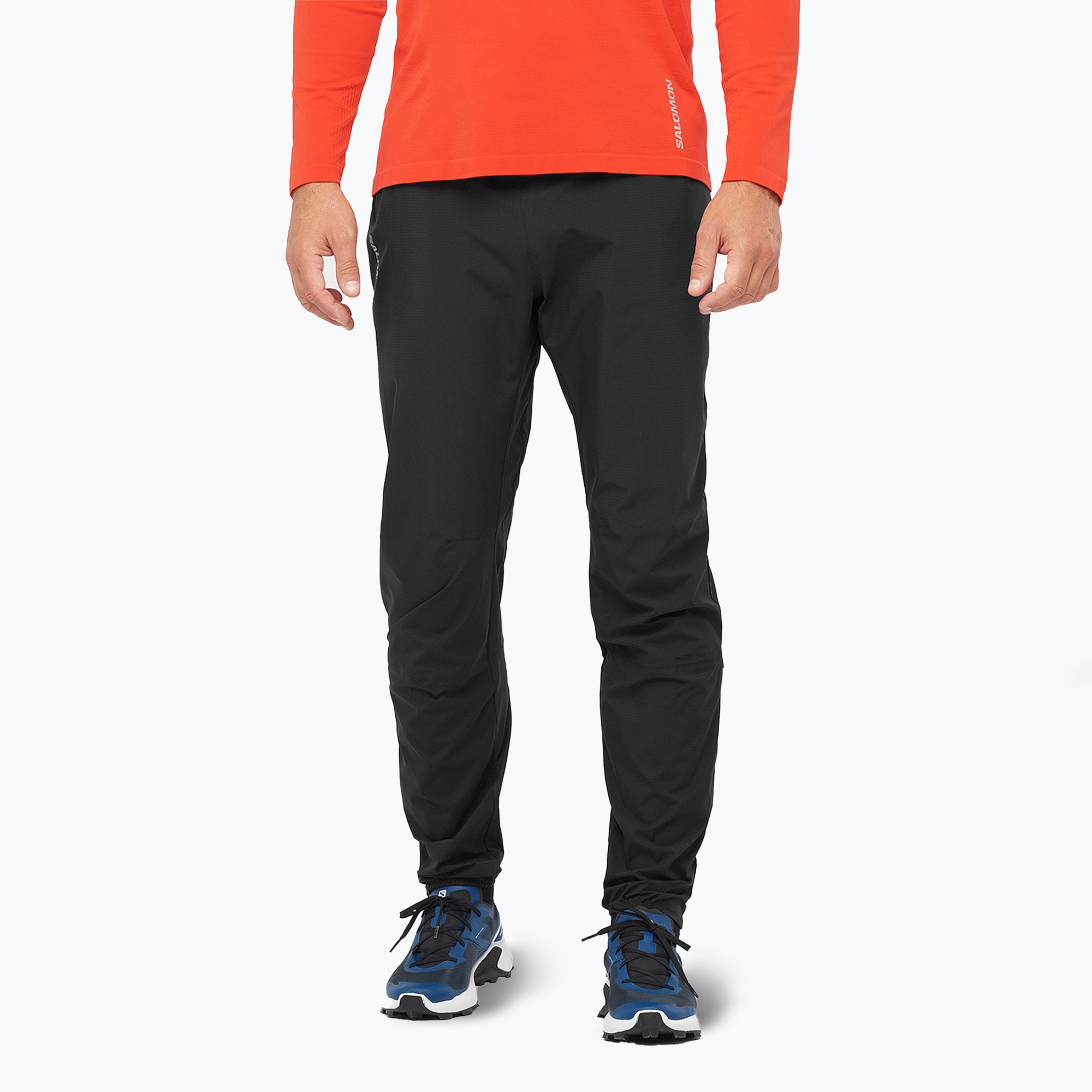Pánske bežecké nohavice Salomon Bonatti Trail deep black (Bonatti Trail LC1846700)