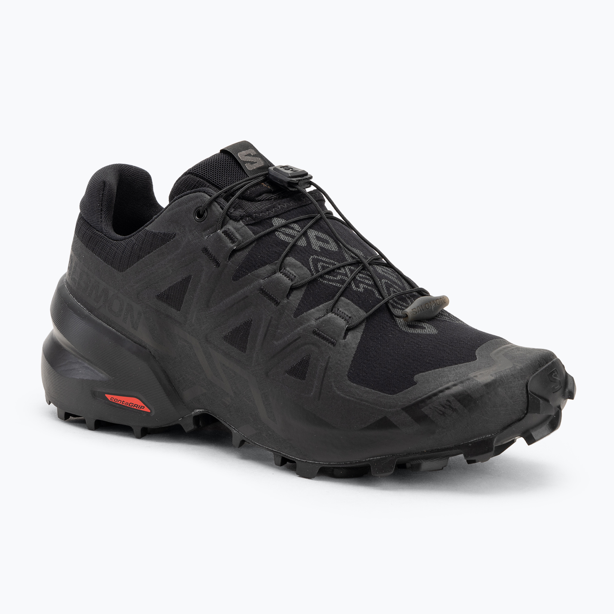 Pánske bežecké topánky Salomon Speedcross 6 GTX Wide black/phantom (Speedcross 6 Wide L41744000)