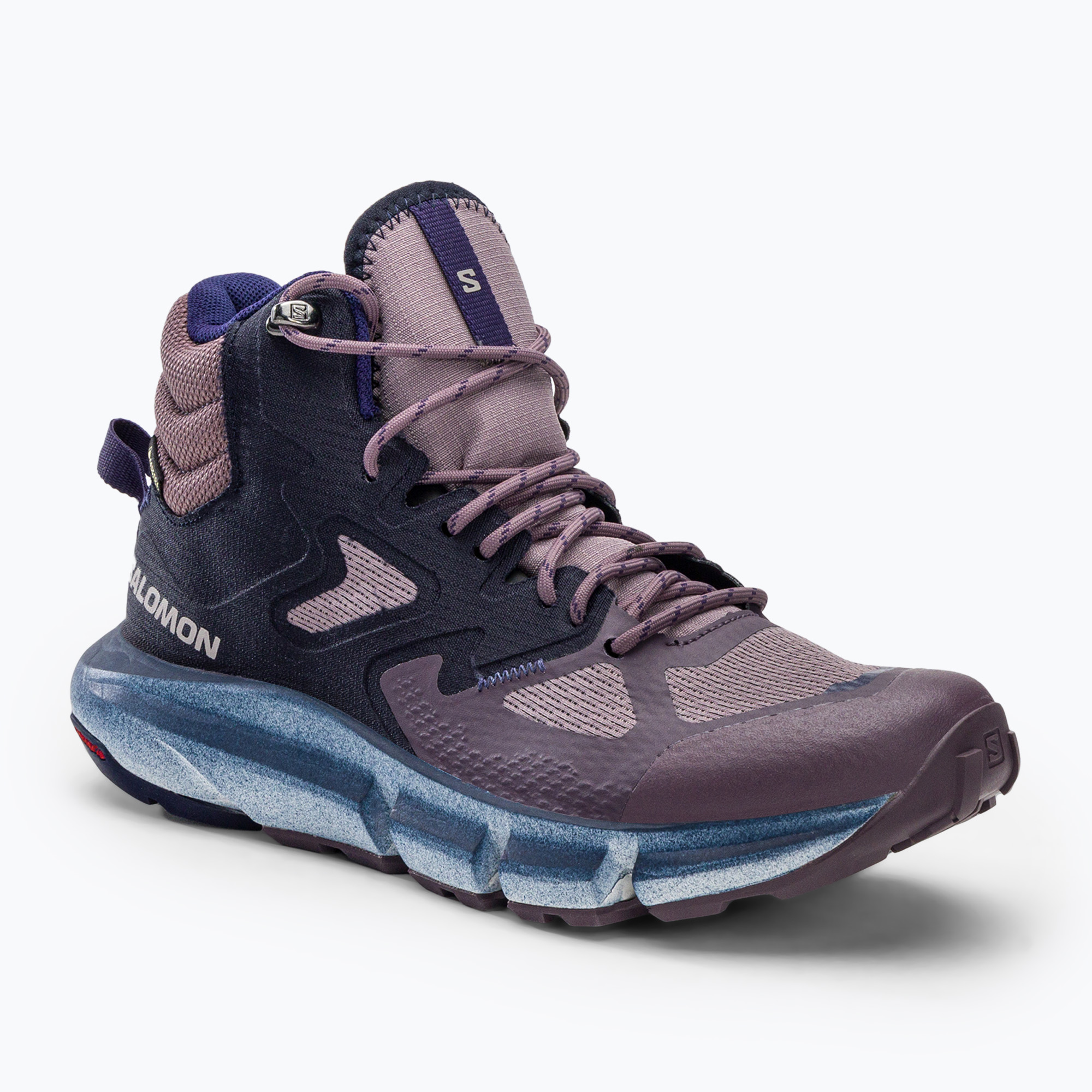 Dámska turistická obuv Salomon Predict Hike Mid GTX fialová L41737 (Predict Hike Mid GTX L41737000)